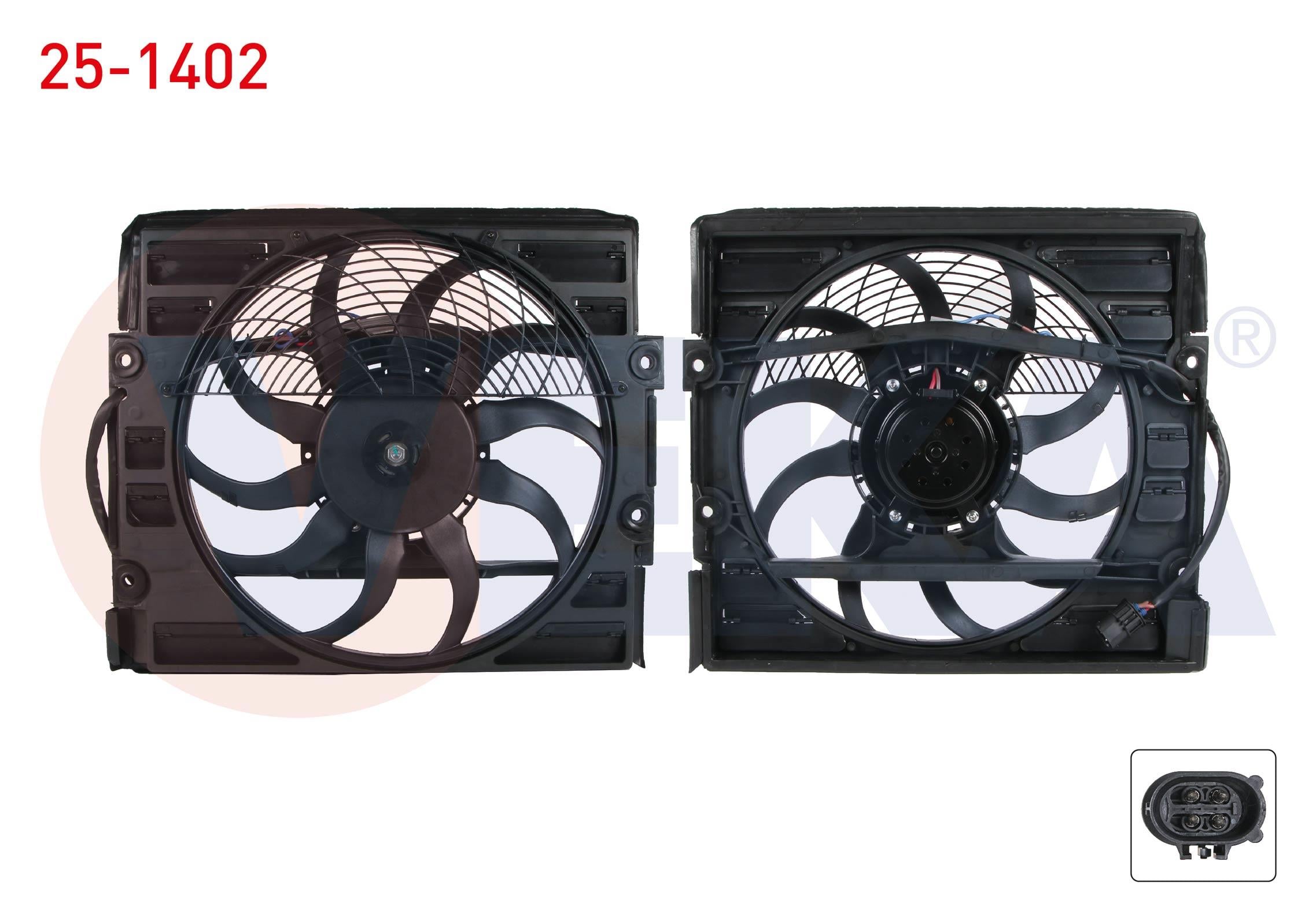 FAN MOTORU DAVLUMBAZLI TEKLI (270W) BMW 7 SERISI (E38) 725 TDS - 728 i - 730 i - 735 i - 740 i - 750 i AC+ 1994-2001