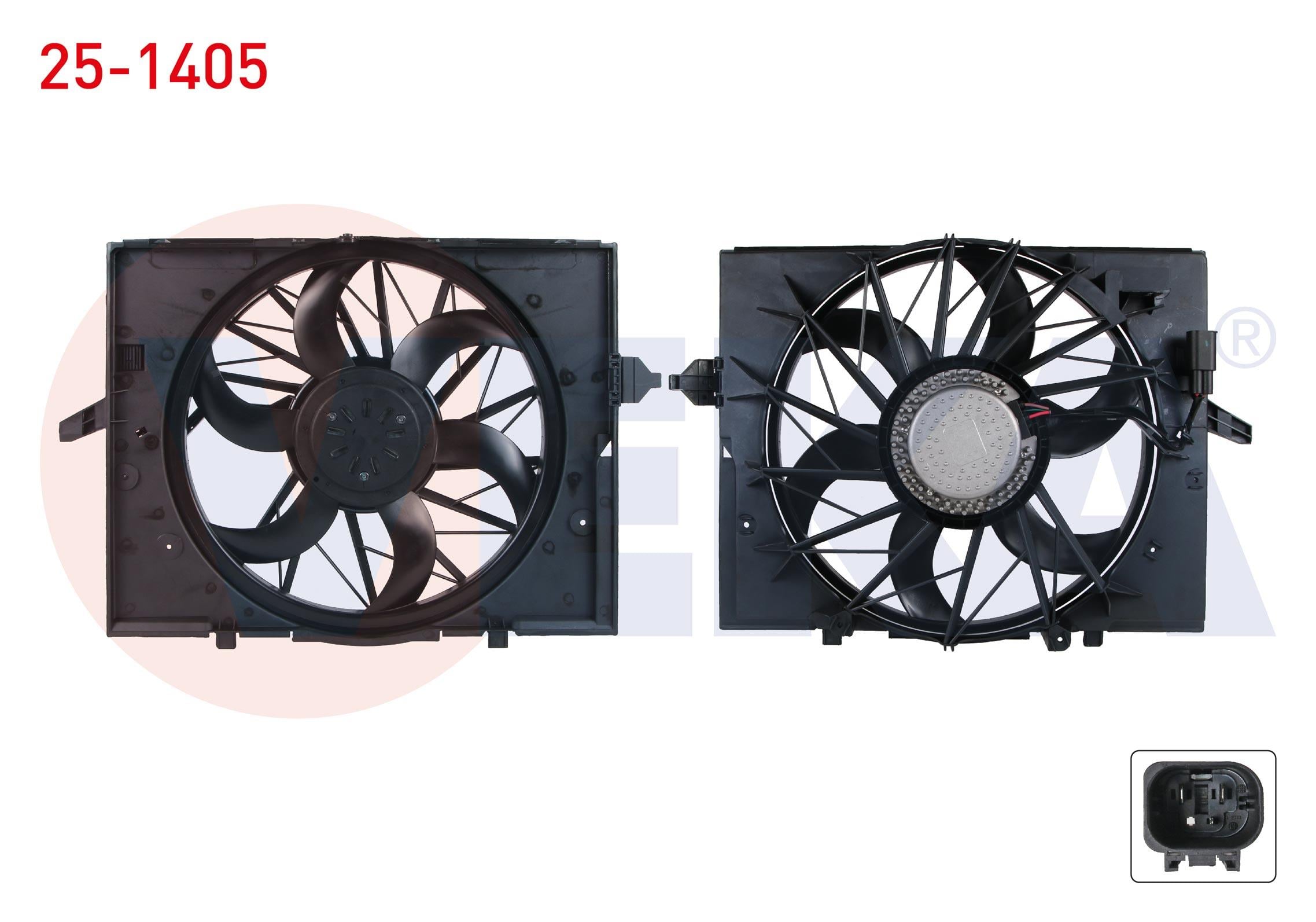 FAN MOTORU DAVLUMBAZLI TEKLI (400W) BMW 5 SERISI (E60) 520 i - 525 i - 530 i AC+ M-T 2003-2010