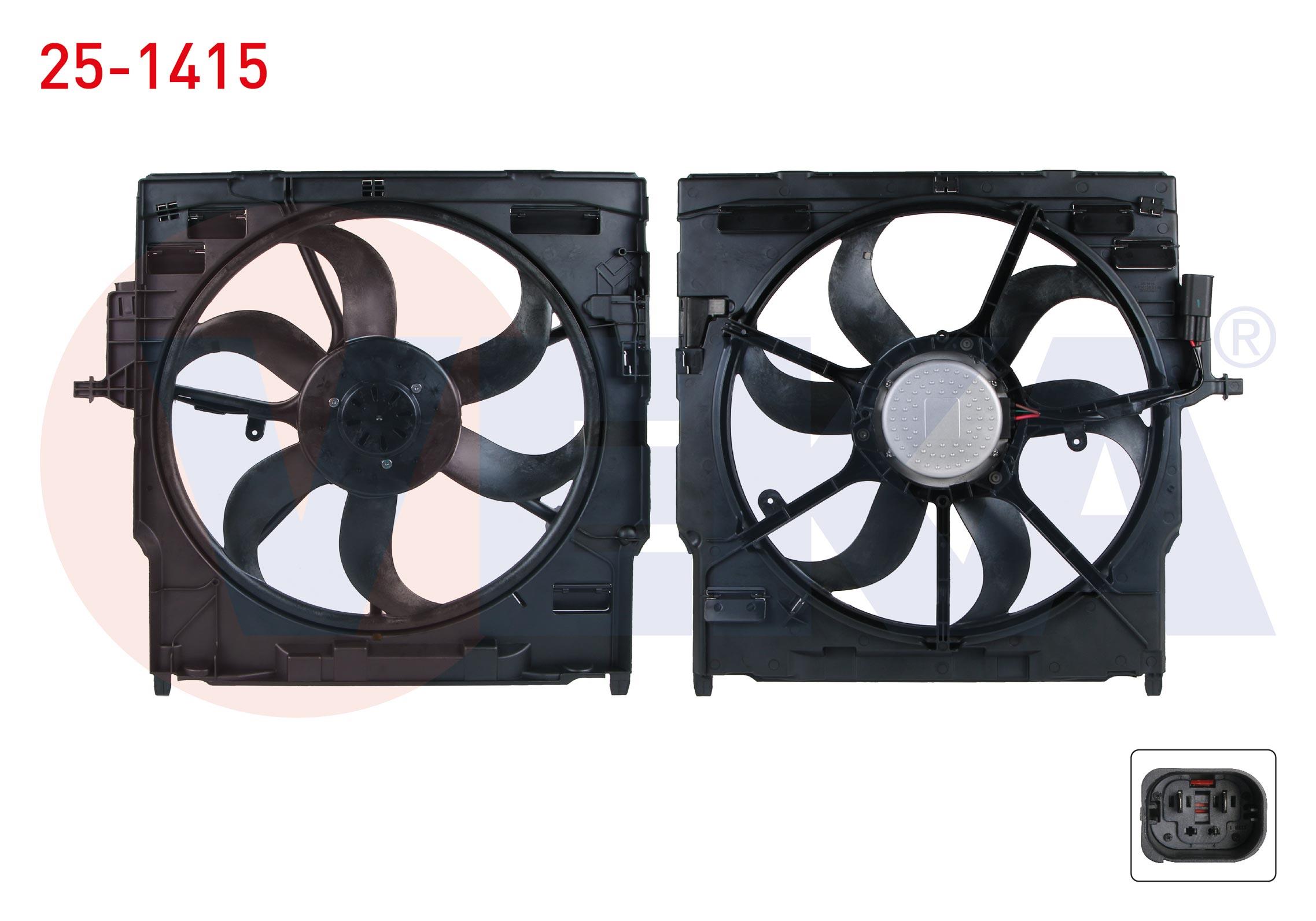 FAN MOTORU DAVLUMBAZLI TEKLI (400W) BMW X5 (F15,F85) 2.5 D - 3.0 D - 4.0 e 2014-/ X6 (E71,E72) xDrive 3.5i 2008-/ X6 (F16,F86) 3.0 D - 4.0 D 2014-
