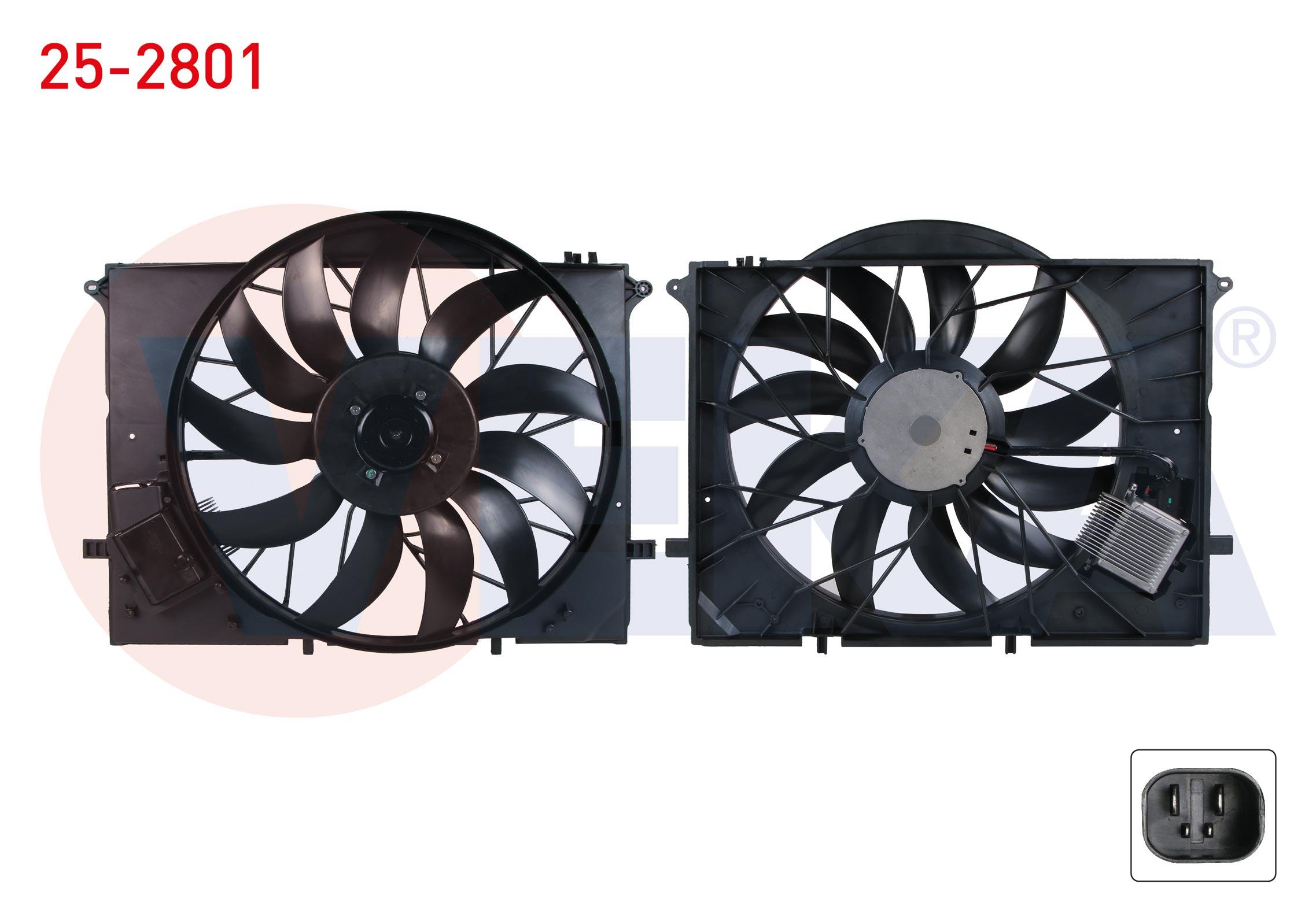 FAN MOTORU DAVLUMBAZLI TEKLI 600W (4 FISLI) MERCEDES S SERISI (W220) S 320 - S 320 CDI - S 350 - S 400 CDI - S 500 - S 600 1998-2005