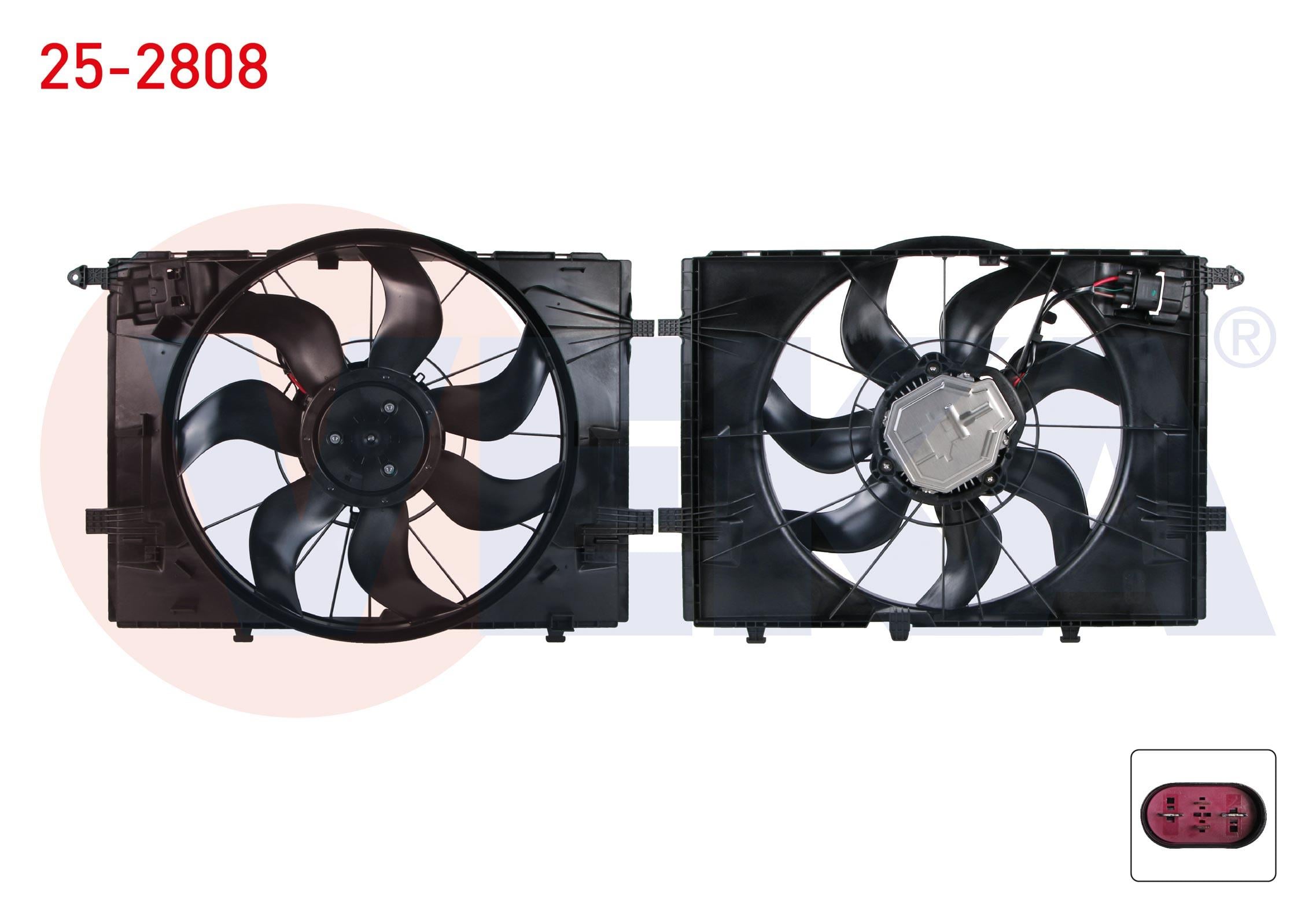 FAN MOTORU DAVLUMBAZLI TEKLI (600W) MERCEDES C SERISI (W205) C 180 - C 200 - C 200 D - C 200 D BlueTEC - C 250 CGI 2014-/ E SERISI (W213) E 180 - E 200 - E 200 D - E 220 d - E 250 2016-