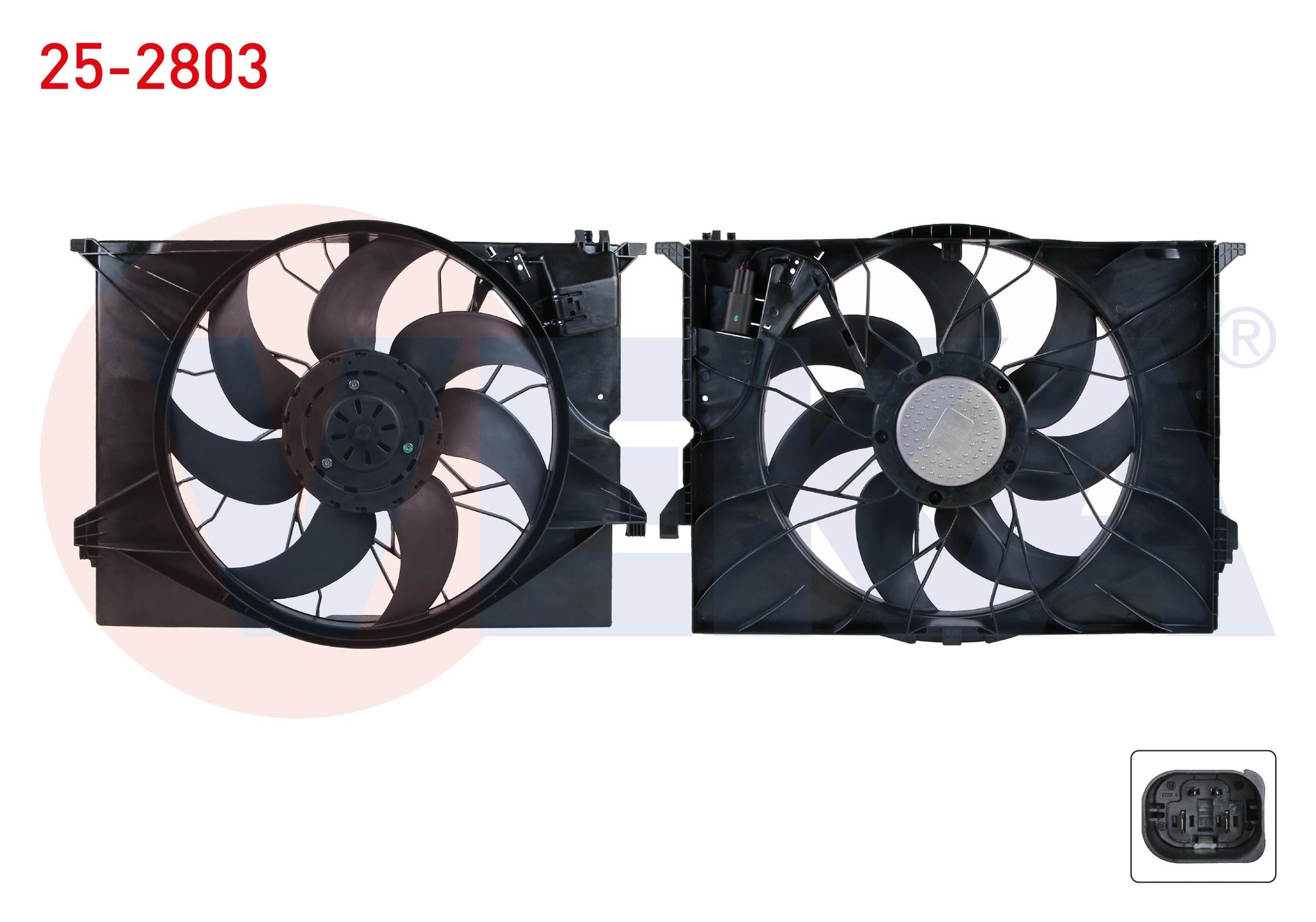 FAN MOTORU DAVLUMBAZLI TEKLI (600W) MERCEDES S SERISI (W221) S 320 CDI - S 320 - S 350 - S 500 - S 600 2005-2013