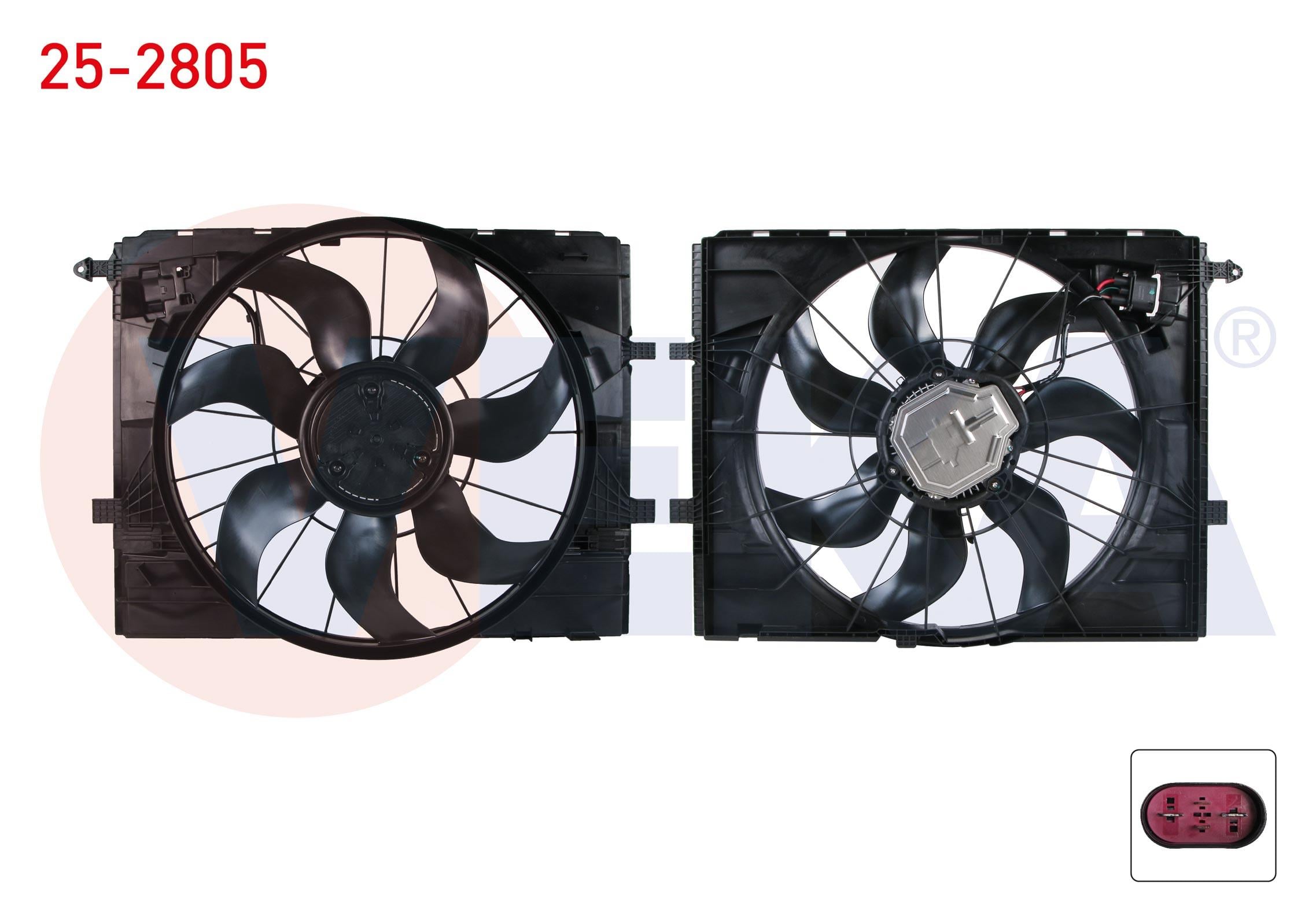 FAN MOTORU DAVLUMBAZLI TEKLI (715W) MERCEDES E SERISI (W213) E 220 d - E 300 - E 350 2016-/ GLC (X253) 220 D - 250 - 300 D 2015-/ CLS (C257) CLS 300 D 2017-