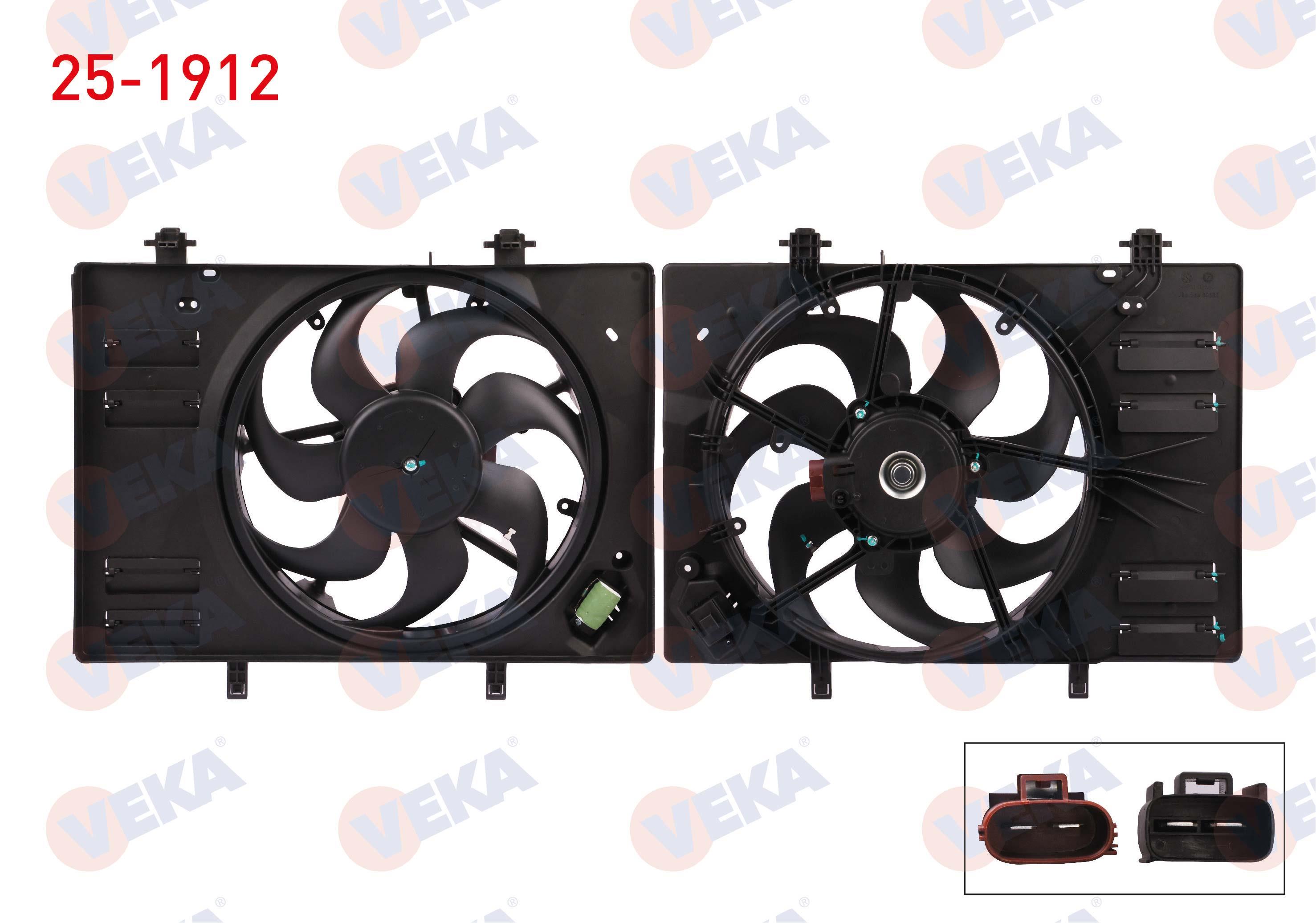 FAN MOTORU DAVLUMBAZLI (TEKLI) FORD TOURNEO COURIER B460 1.5 TDCI 2018-