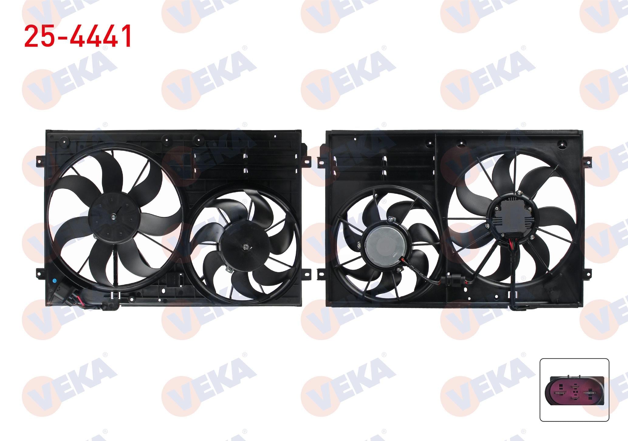 FAN MOTORU DAVLUMBAZLI VW GOLF VI (5K1) 1.6 TDI 08-12/ AUDI A3 (8P1) 1.4 TFSI 2007-2012 / SEAT LEON (1P1) 1.4 TSI 2007-2012 / SKODA SUPERB II (3T4) 1.6 TDI 2010-2015