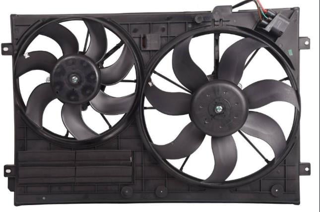 FAN MOTORU KOMPLE SET (SOL + SAG + DAVLUMBAZ) GOLF5-GOLF6-JETTA-PASSAT-CADDY-A3-LEON CAYC-CAYD-CBZA-CBZB 1,2 TSİ-1,6 TDİ 04-13 1K0959455ET 1K0121205AB