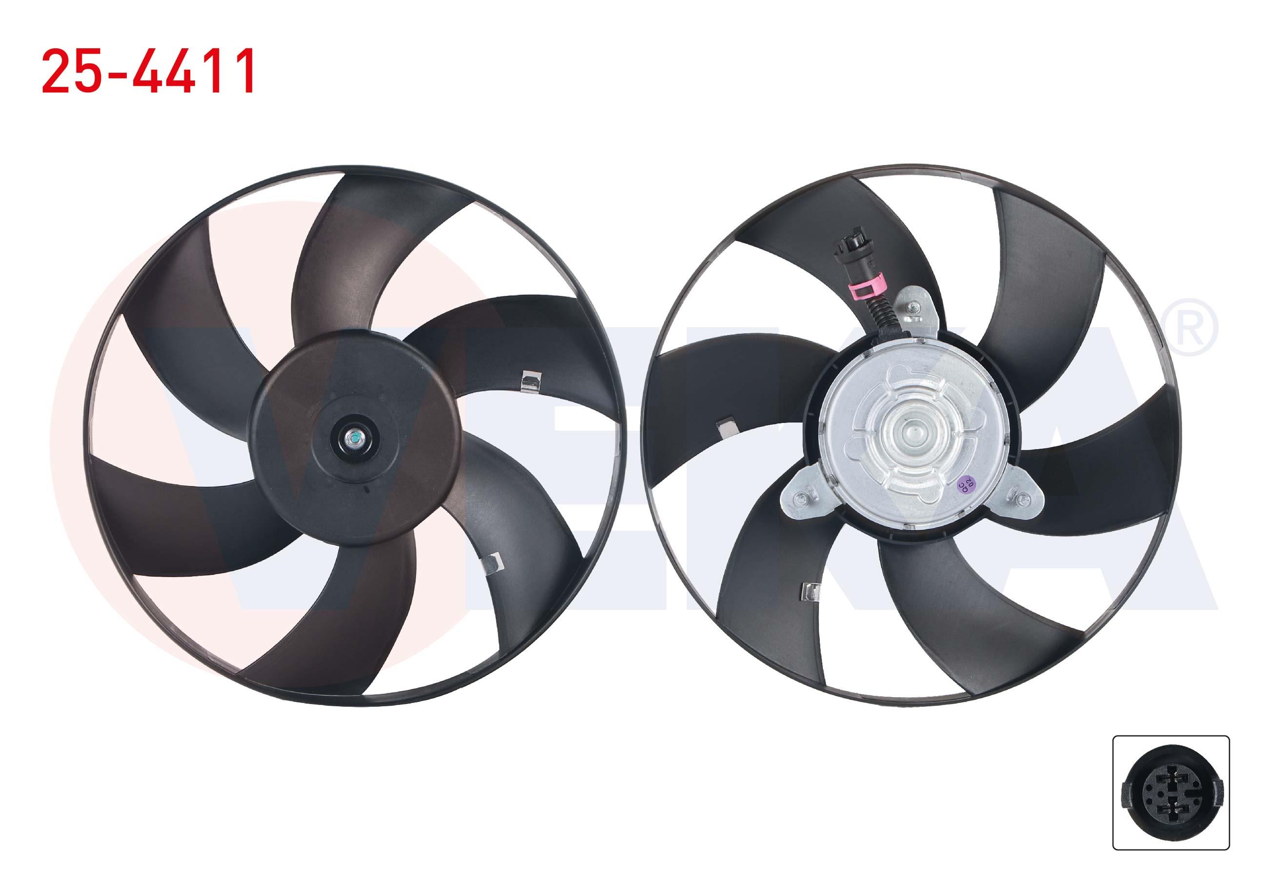 FAN MOTORU (MOTOR+PERVANE) KLIMA RADYATORU VOLKSWAGEN POLO CLASSIC (6KV2) 1.4 CAP 290mm 1995-2001