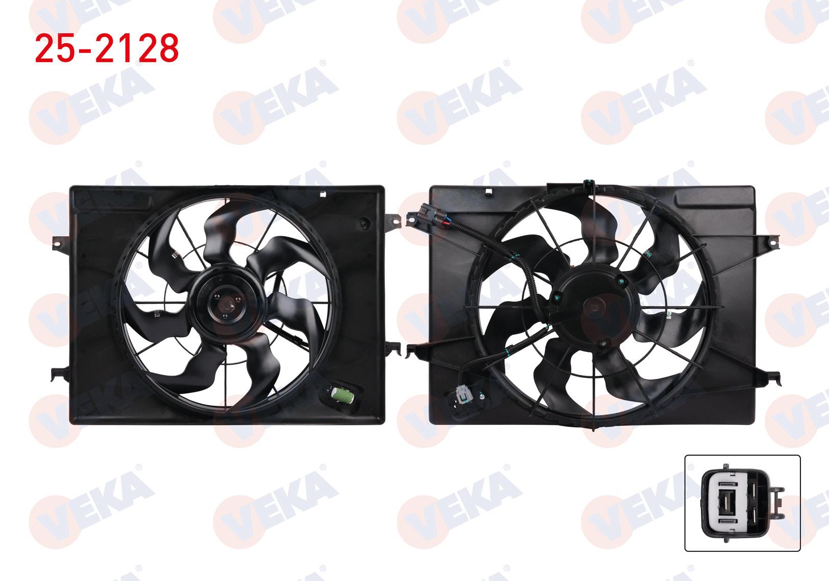 FAN MOTORU SU RADYATOR DAVLUMBAZLI TEKLI FAN HYUNDAI TUCSON (JM) 2.0 CRDI 2004-2010