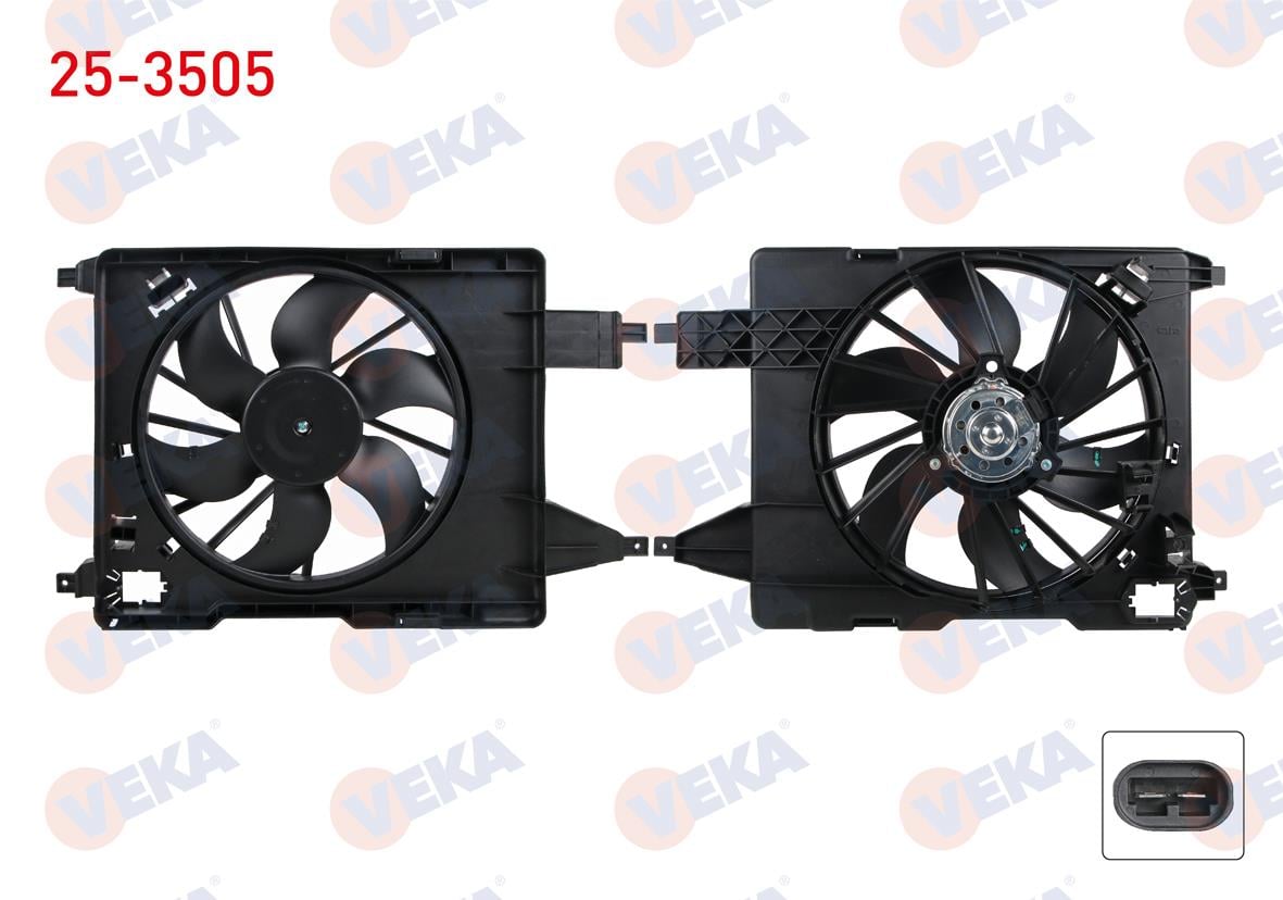 FAN MOTORU SU RADYATORU DAVLUMBAZLI TEKLI FANLI RENAULT MEGANE II (BM0/1,CM0/1) 1.5 DCI M-T AC+ 2002-2008