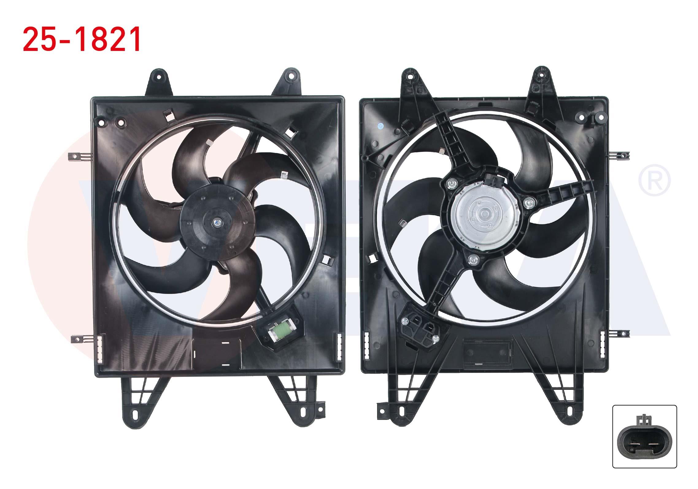 FAN MOTORU (SU+KLIMA) DAVLUMBAZLI TEKLI FAN REZISTANSLI FIAT MAREA (185) 1.6i 16v 1996-2007