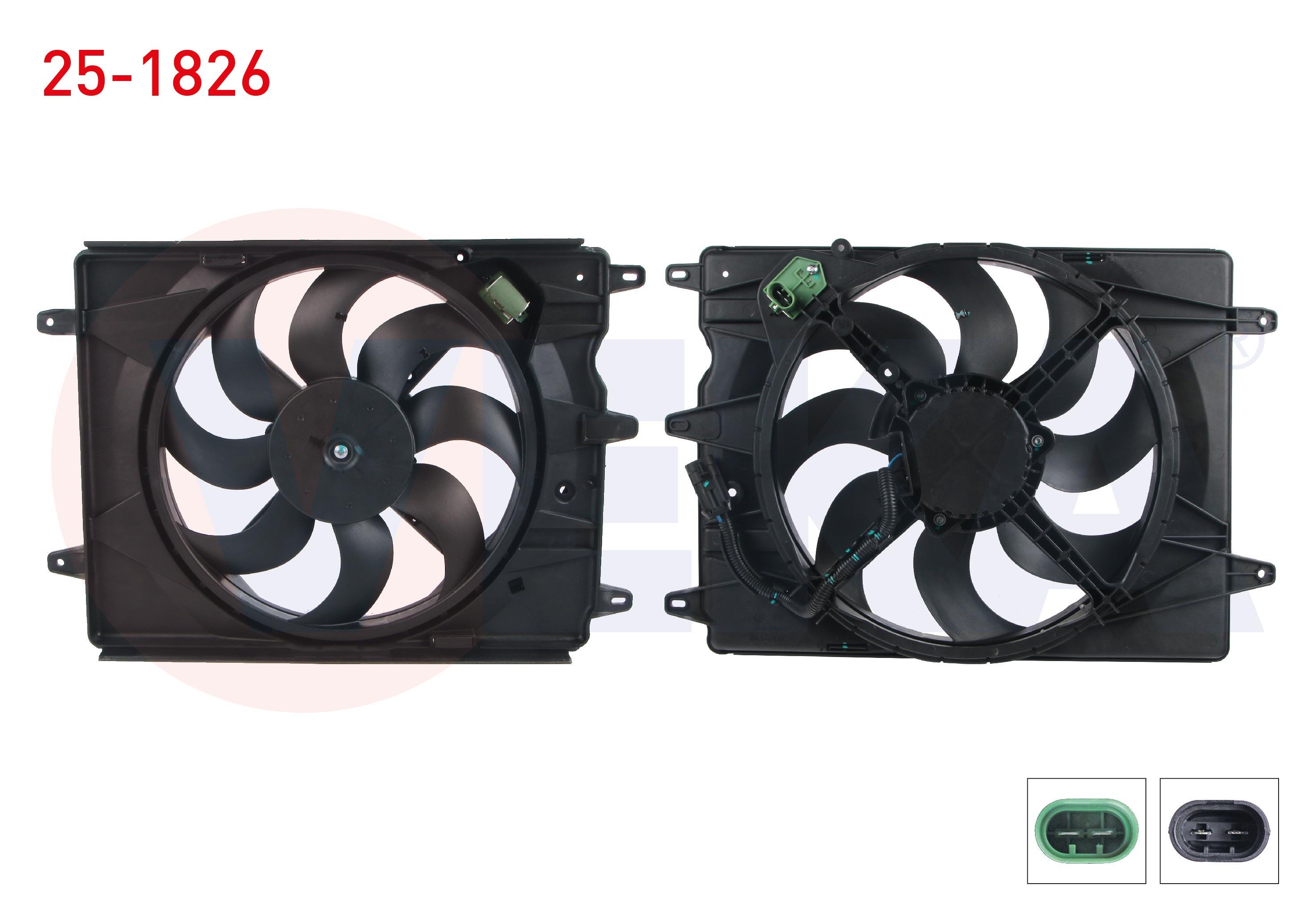 FAN MOTORU (SU+KLIMA) TEKLI FANLI REZISTANSLI FIAT EGEA 1.3 MJT / 1.4 16v 95 HP 2015-