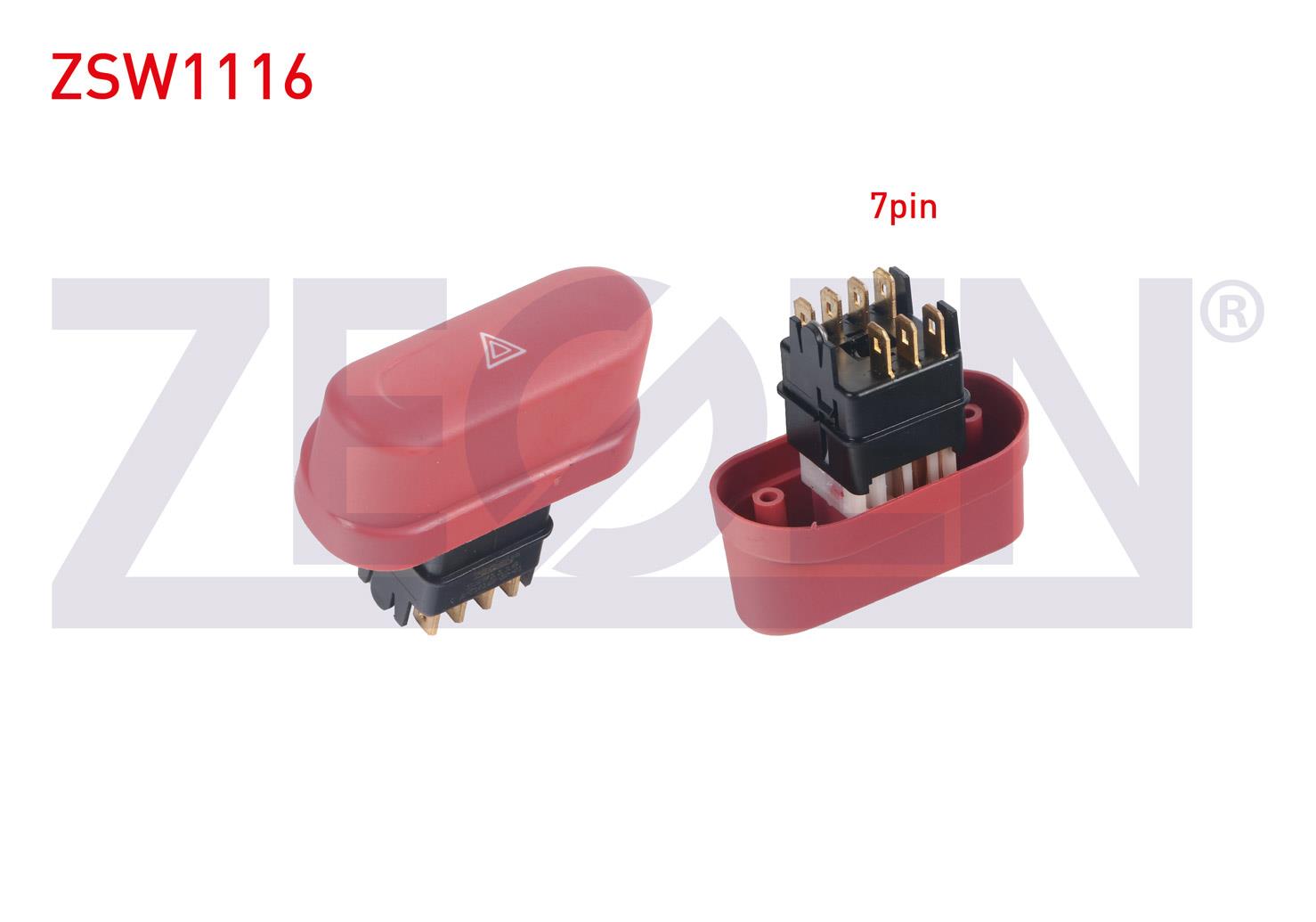 FLASOR ANAHTARI 7 PIN KIRMIZI ISIK FIAT DOGAN SLX 1993-2002