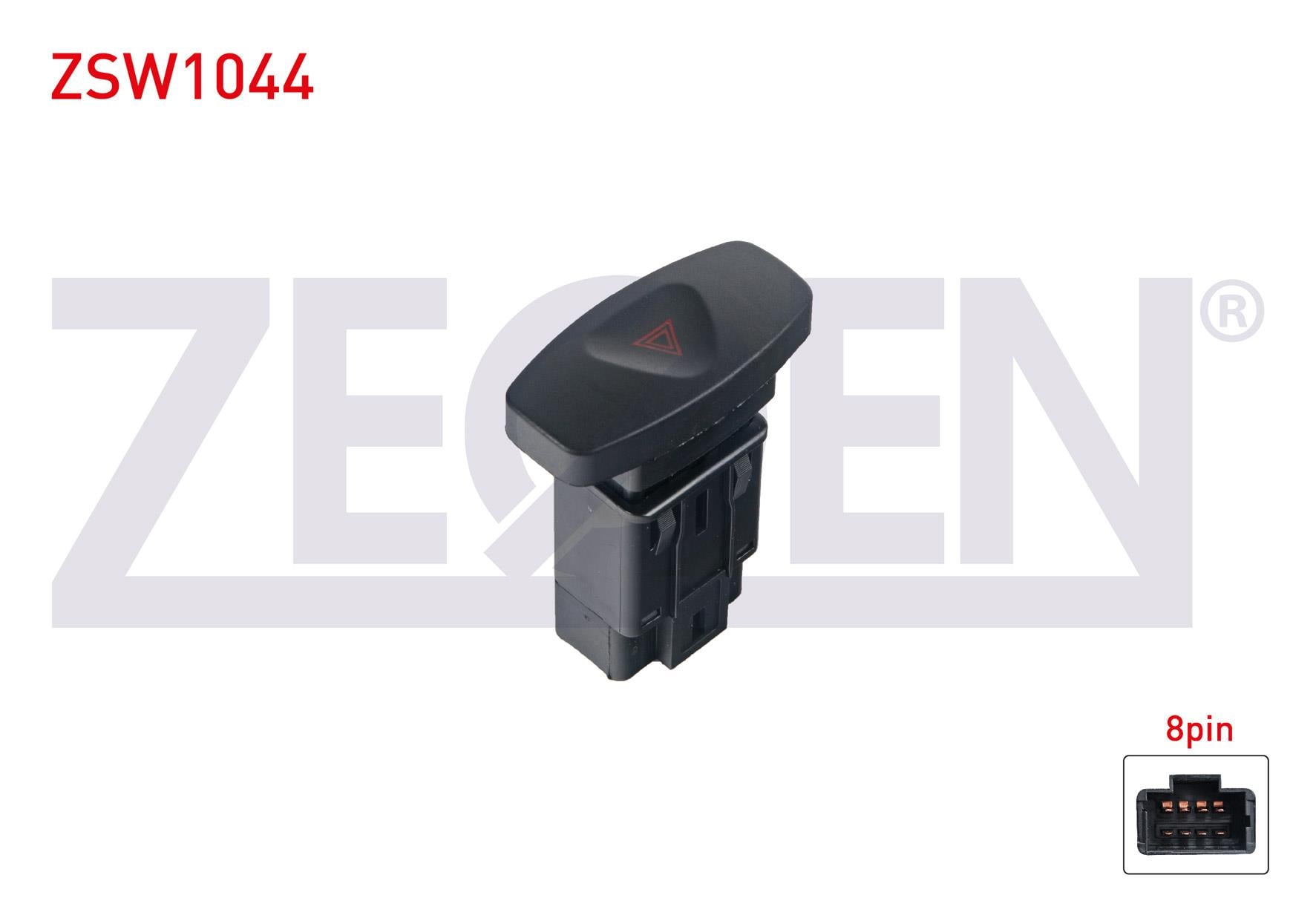 FLASOR ANAHTARI 8 PIN KIRMIZI ISIK  RENAULT CLIO III 2005-2012/ THALIA II 2008-2014