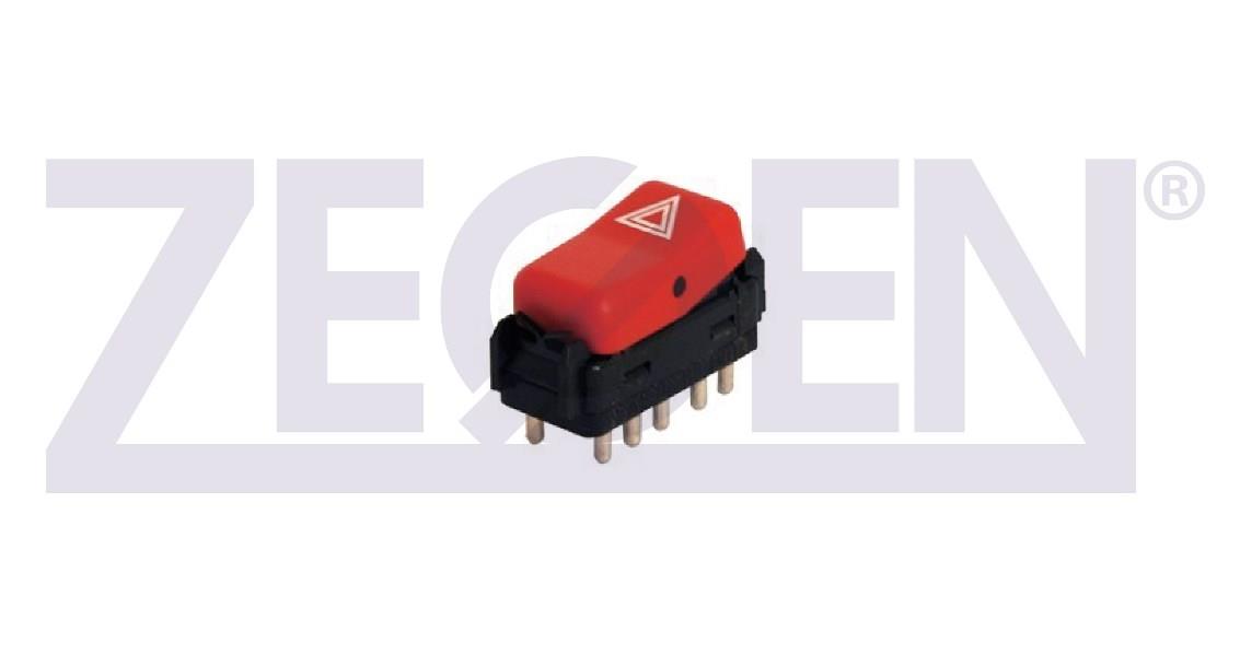 FLASOR ANAHTARI 8 PIN MERCEDES E SERISI (W124) 1993-1995/ S SERISI (W126) - 190 (W201) 1981-1993