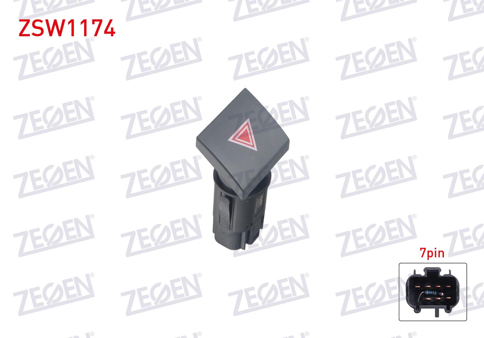 FLASOR ANAHTARI SIYAH 7 PIN FORD TRANSIT CONNECT 2002-2013