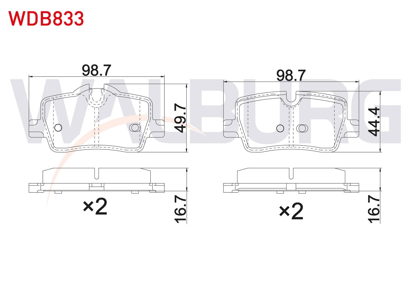FREN BALATA ARKA BMW 3 SERISI (G20) 320i - 320 D - 320 d xDrive 2018-
