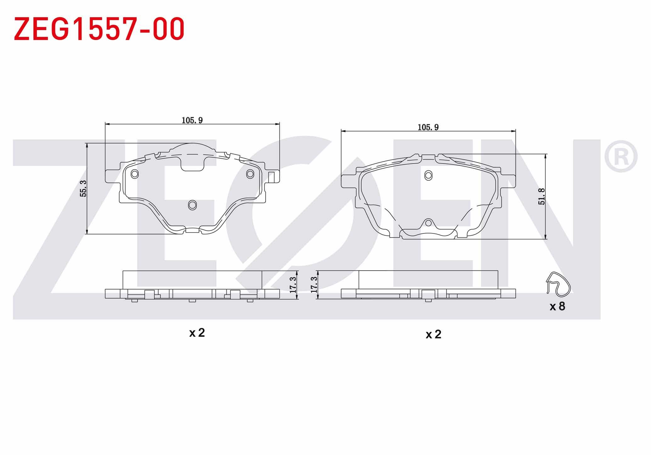 FREN BALATA ARKA CITROEN C4 PICASSO II 1.6 HDI 13-/ C4 PICASSO II 1.6 VTI 13-/ C5 AIRCROSS 18-/ PEUGEOT 308 II 2.0 HDI 14-/ 5008 II 1.6 HDI 14-/ DS 4 1.2 - 1.5 - 1.6 21-/ OPEL ASTRA L 1.2 - 1.5 D 21-
