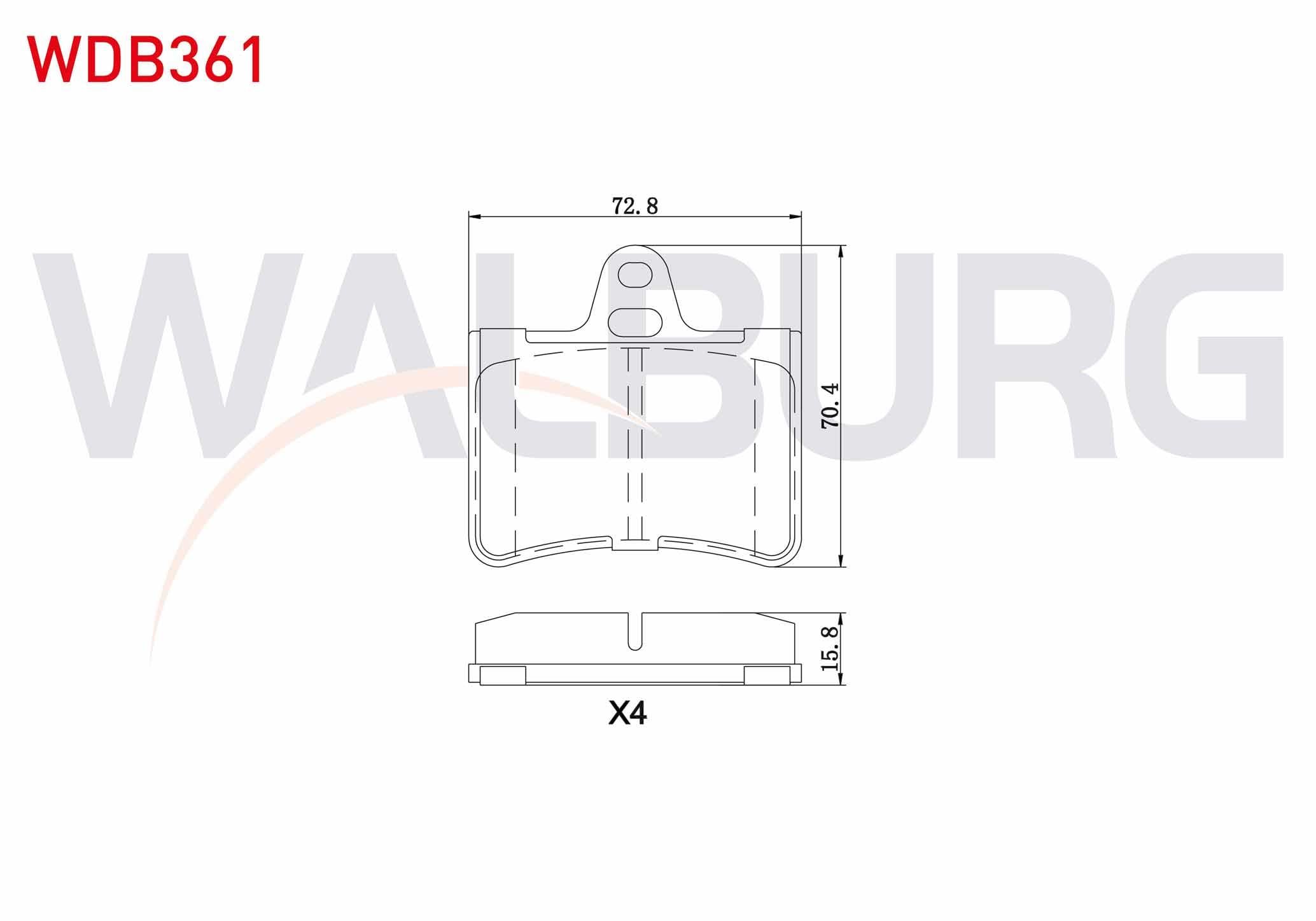 FREN BALATA ARKA CITROEN C5 II 1.6 HDI 2004-2008/ C5 II 2.0 2004-2008/ C5 II 2.0 HDI 2004-2008/ C5 I 2.0 HDI 2001-2004/ C5 II 1.6 THP 2004-2008/ C5 III 1.6 HDI 2008-2015/ C5 III 2.0 HDI 2008-2015