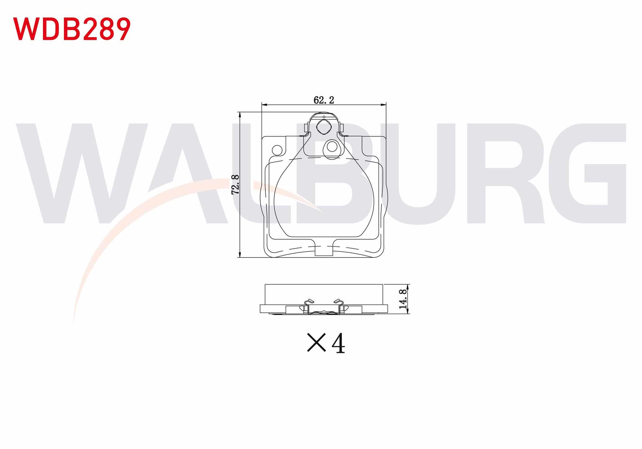 FREN BALATA ARKA E SERISI (W210) E 200 1995-2002 / (W210) E 270 CDI 1995-2002/ (W210) E 280 1995-2002/ (W210) E 220 CDI 1995-2002/ C SERISI (W203) C 180 2000-2006/ (W203) C 200 2000-2006/
