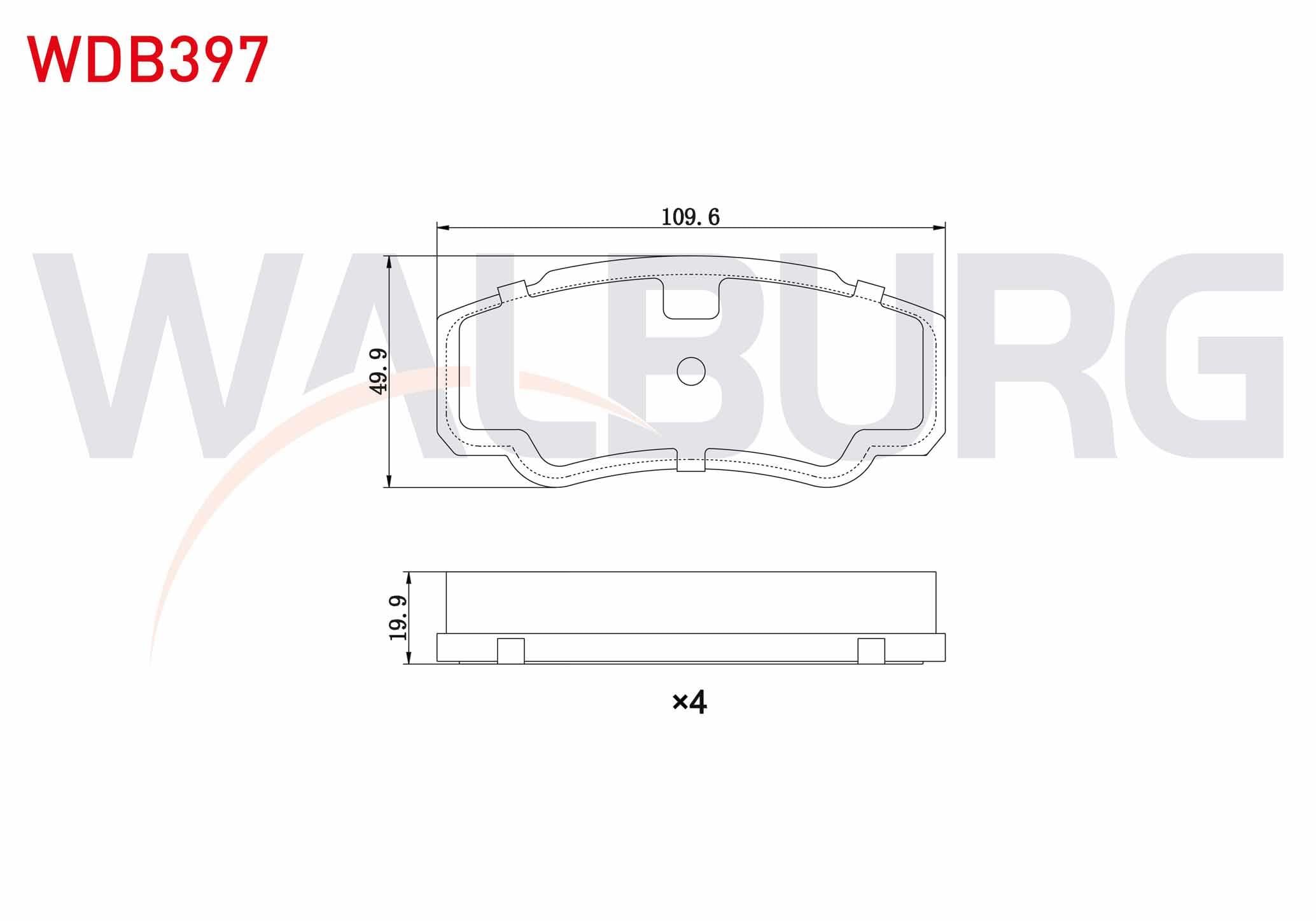 FREN BALATA ARKA FIAT DUCATO (244) 2.8 TDI 2002-2006/ DUCATO 2.3 JTD 2002-2006/ DUCATO 2.8 D 2002-2006/ PEUGEOT BOXER II 2.0 HDI 2002-2006/ CITROEN JUMPER II 2.8 HDI 2002-2006