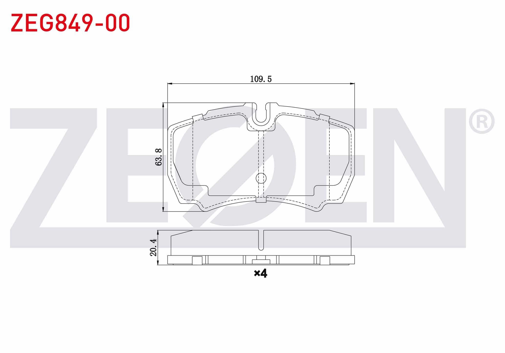 FREN BALATA ARKA FORD TRANSIT (V347) 2.4 TDCI 2006-2014 / 3.2 TDCI 2006-2014 / IVECO DAILY III 2.8i 1999-2006 / DAILY IV 2.3i 2006-2011 / DAILY V 2.3i 2011-2014/ DAILY V 3.0 2011-2014