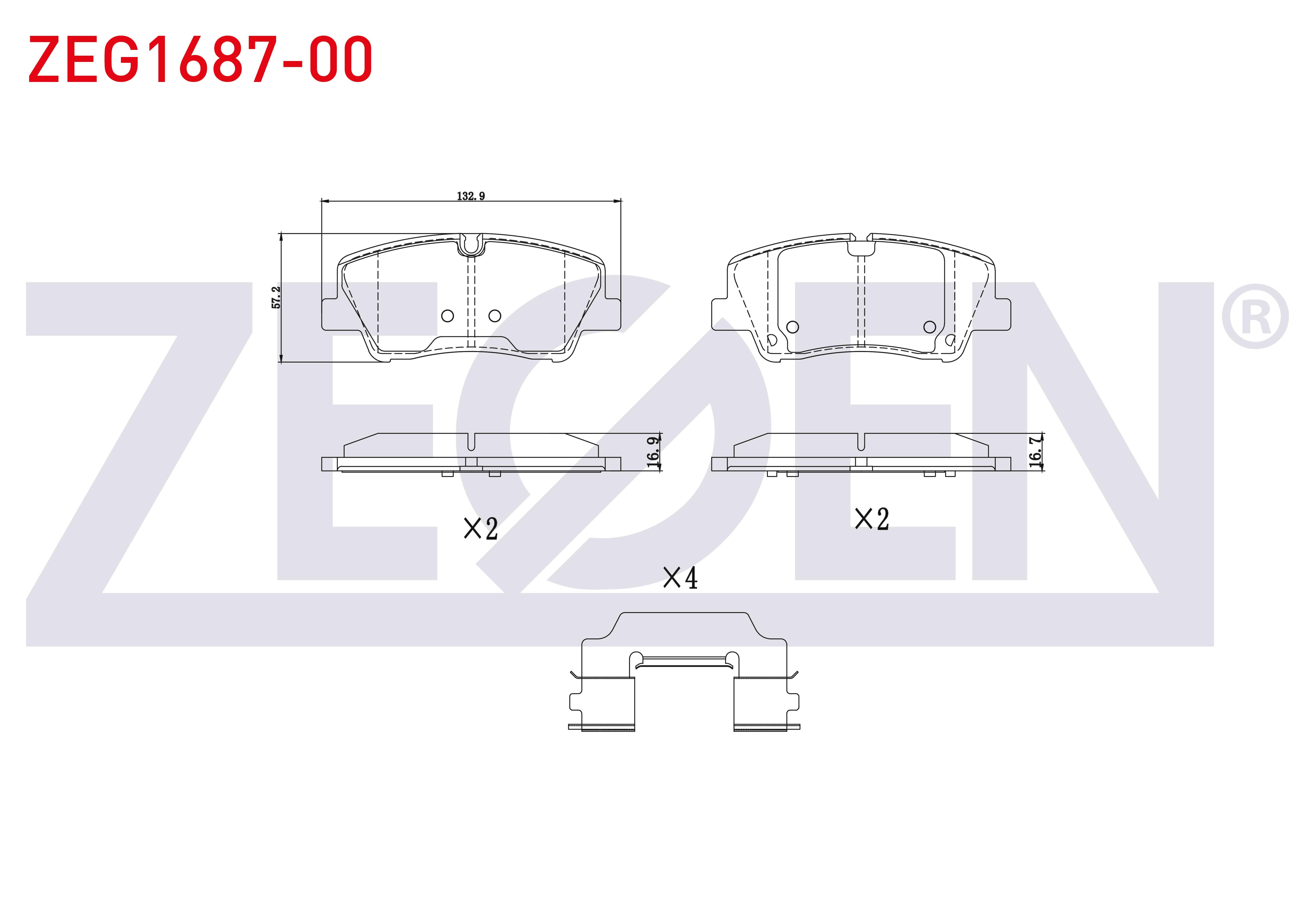 FREN BALATA ARKA HYUNDAI H350 2.5 CRDI 2015-