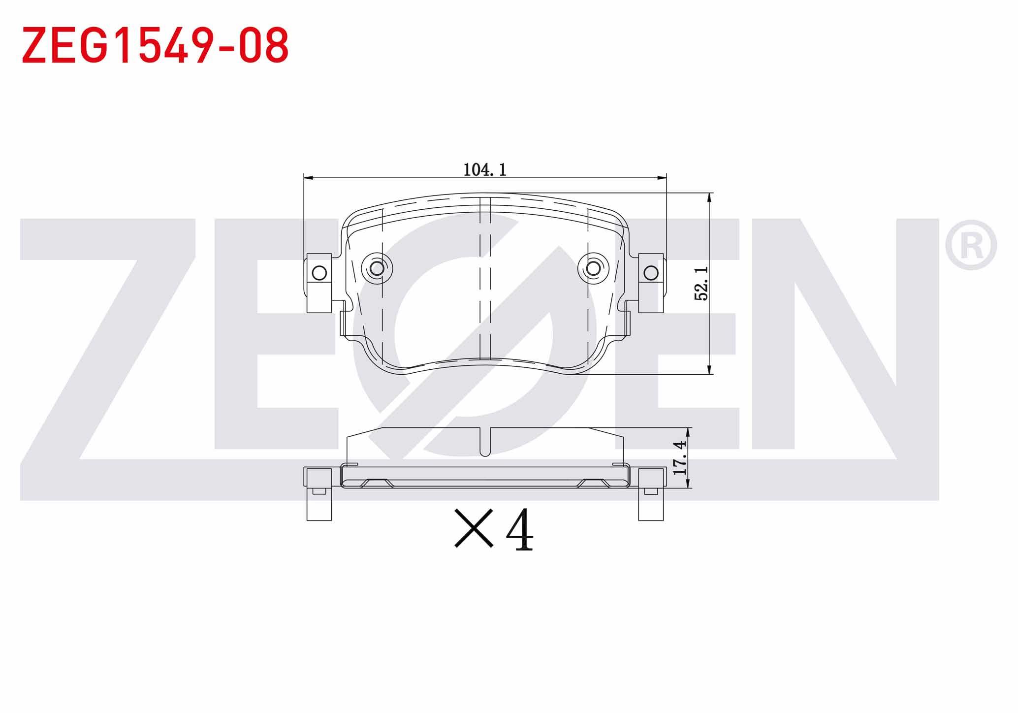FREN BALATA ARKA IKAZLI CADDY IV 1.6 TDI 2015-/ SEAT LEON (5F) 1.8 TSI 2012-/ 2.0 TDI 2012-/ LEON CUPRA 2.0 TDI 2006-/ OCTAVIA 5Q0698451L