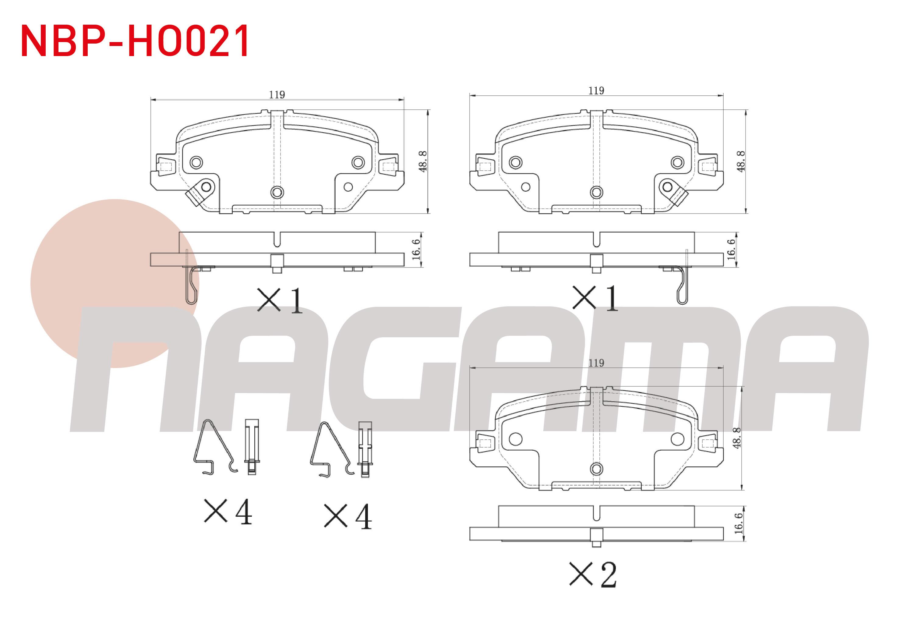 FREN BALATA ARKA IKAZLI HONDA CR-V V (RW_, RT_) 1.5i V-TEC 2016-