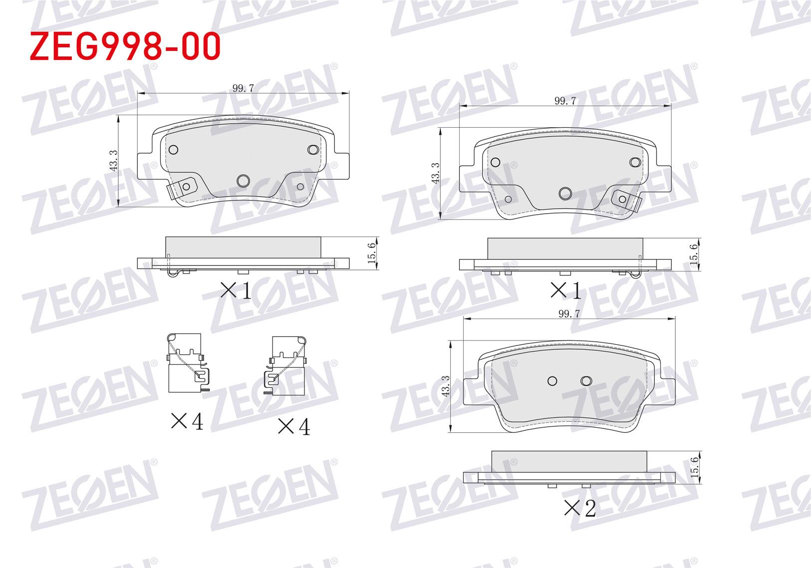 FREN BALATA ARKA IKAZLI HYUNDAI ELANTRA 2021- / i20 - i30 2021-