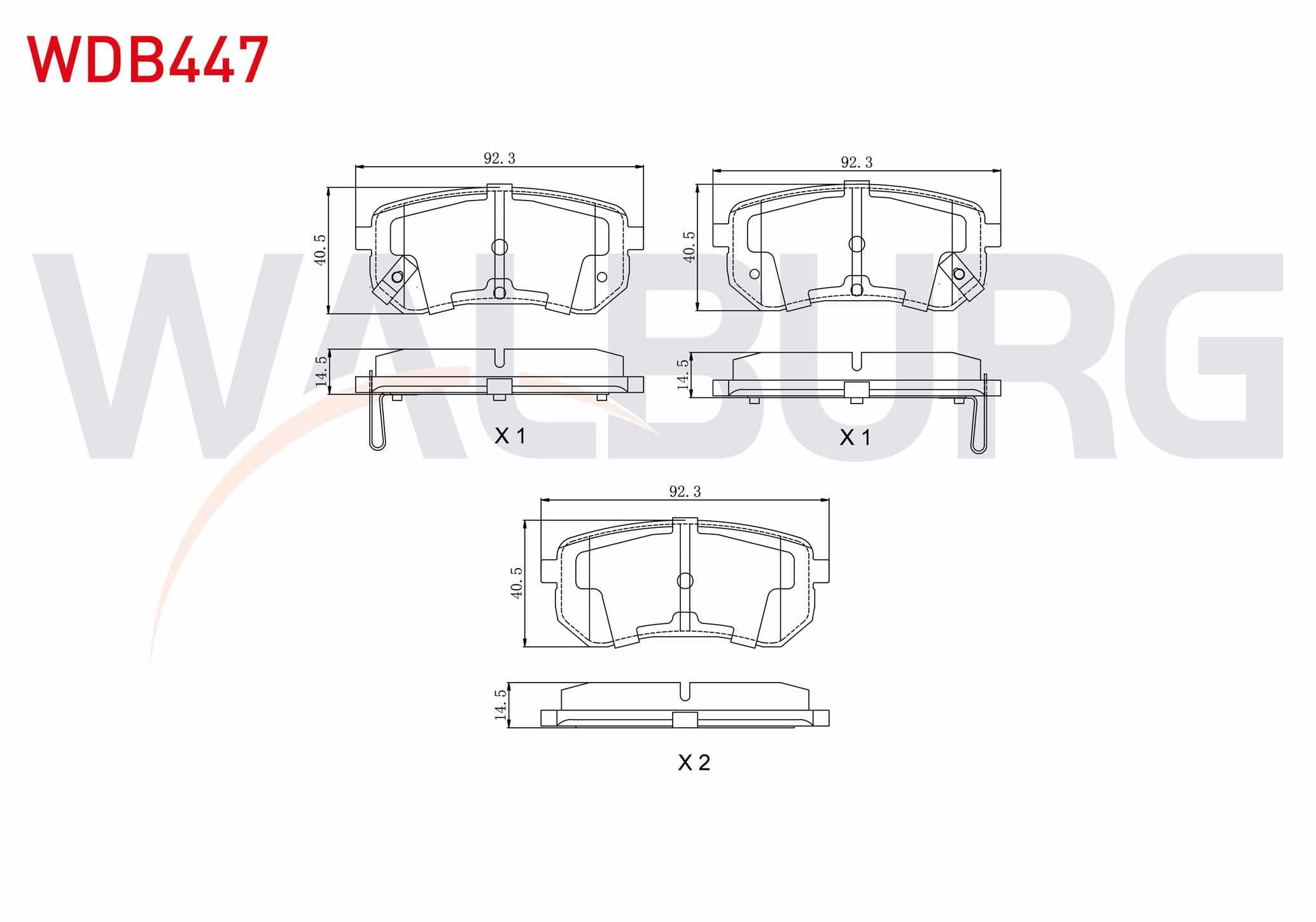 FREN BALATA ARKA IKAZLI HYUNDAI I10 (PA) 1.1i 12v 2008-2013 / I10 (BA) 1.0 D-CVVT 2013- / I10 (BA) 1.2 D-CVVT 2013- / KIA PICANTO (BA) 1.25 2004-2011 / PICANTO (BA) 1.1i 2004-2011