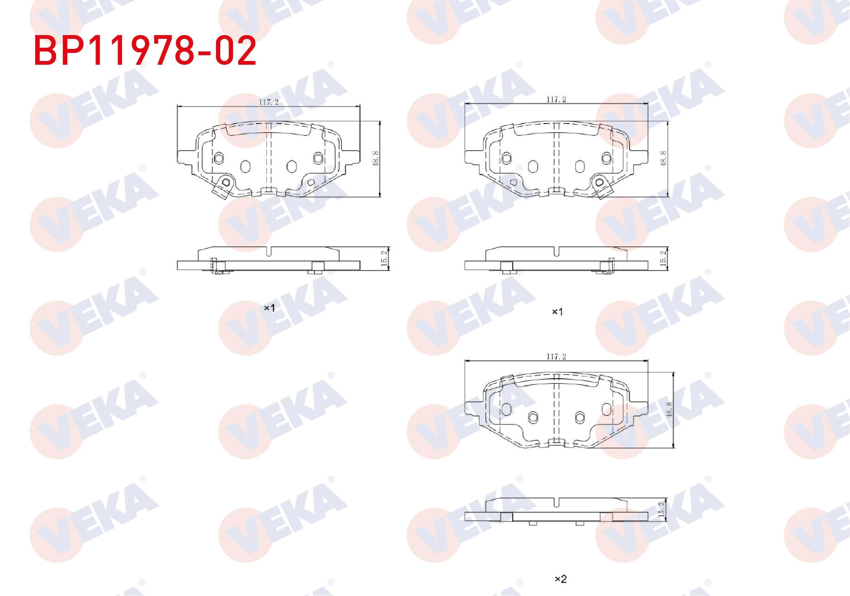 FREN BALATA ARKA IKAZLI MG ZS - ZS EV 2019-