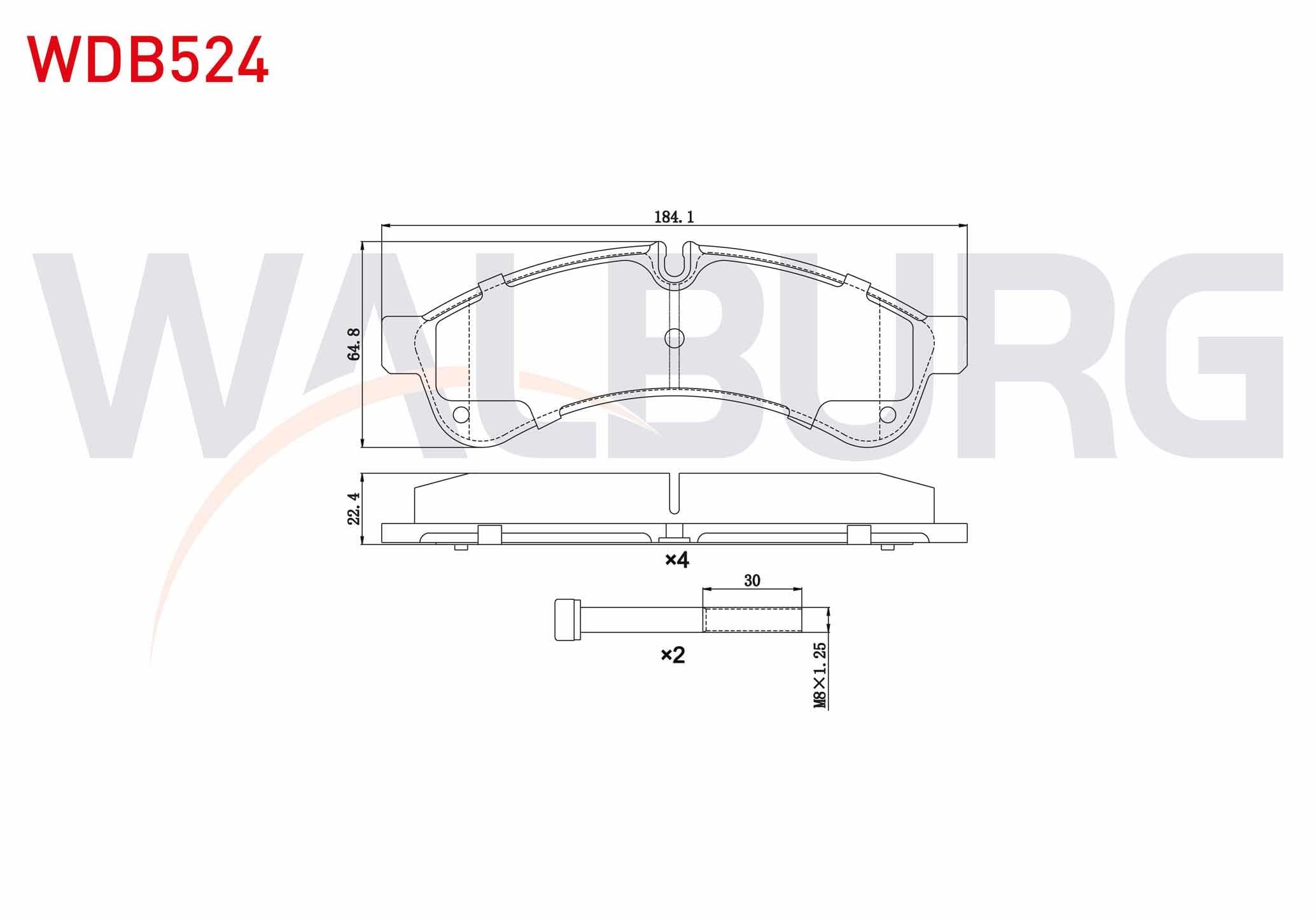 FREN BALATA ARKA IVECO DAILY IV 2.3i 2006-2011