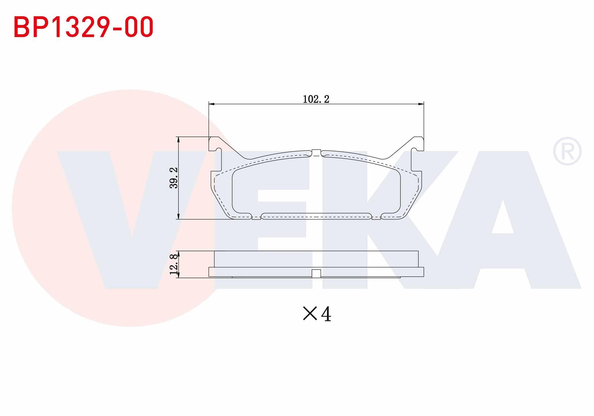 FREN BALATA ARKA MAZDA 323 VI (BJ) 2.0i 1998-2004 / 323 IV (BG) 1.8i 16v 1989-1994 / MX-5 I (NA) 1.6i 16v 1990-1998/ DAIHATSU APPLAUSE II 1.6 16v 1997-/ SUZUKI BALENO (EG) 1.6i 16v 1995-2002
