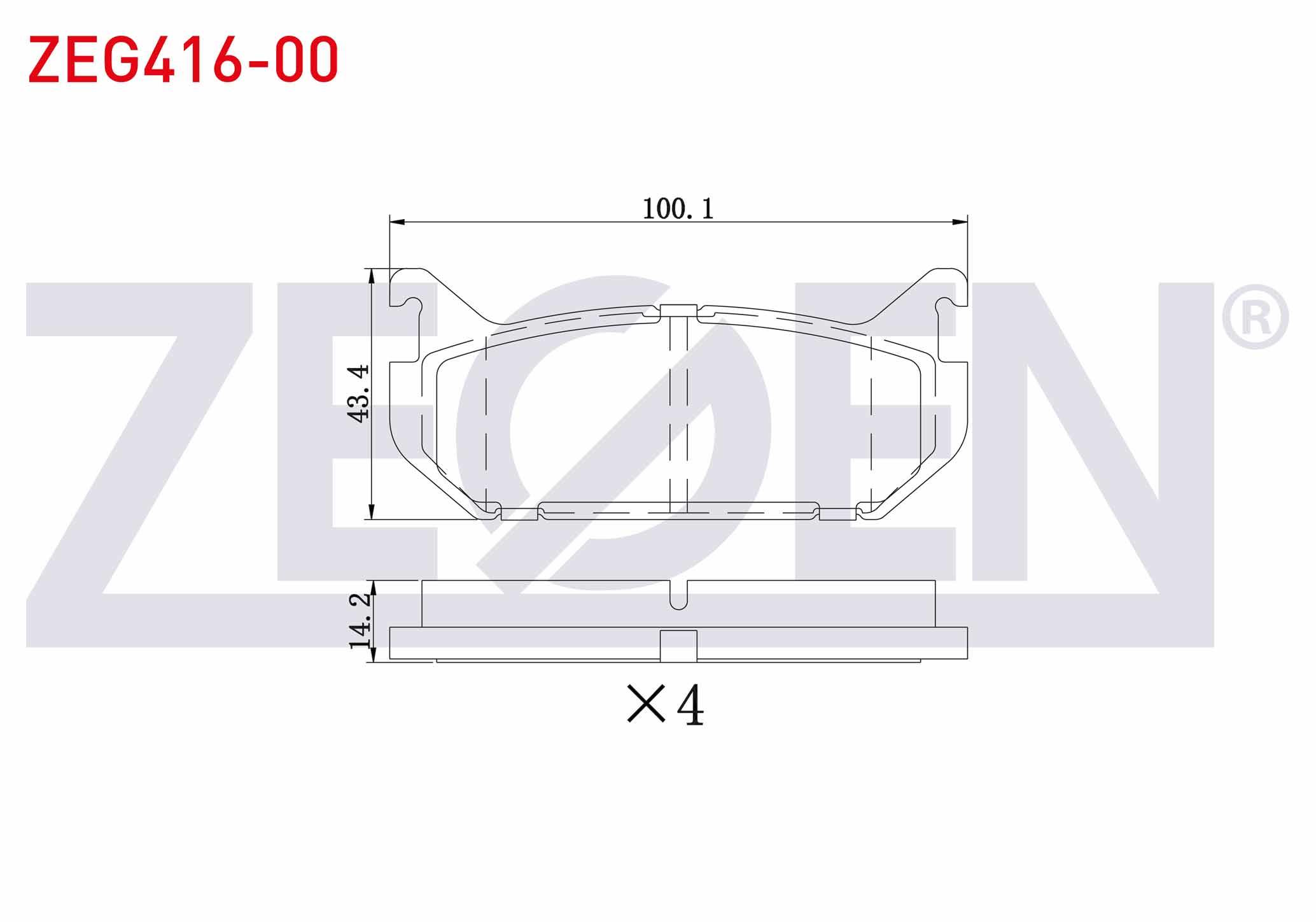 FREN BALATA ARKA MAZDA 626 IV (GE) 1.8i 1992-1997/ 626 IV (GE) 2.0i 1992-1997 / 626 V (GF) 1.8i 1992-1997/ MX-6 (GE) 2.0i 1991-1997/ XEDOS 6 (CA) 2.0i 1992-1999 / XEDOS 6 (CA) 1.6i 1992-1999