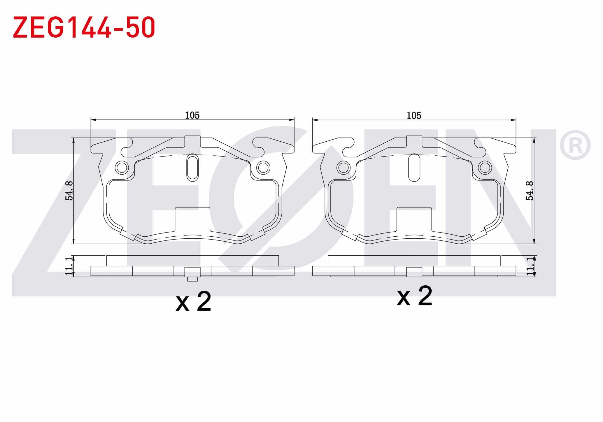 FREN BALATA ARKA PEUGEOT 206 (2A/C) 1.6i 16v 1998-2006/ 1.6 HDI 1998-2006/ 2.0 HDI 1998-2006/ 2.0 GTI 1998-2006 / 205 1.9 GTI 1983-1998 / CITROEN ZX (N2) 1.6 1991-1997