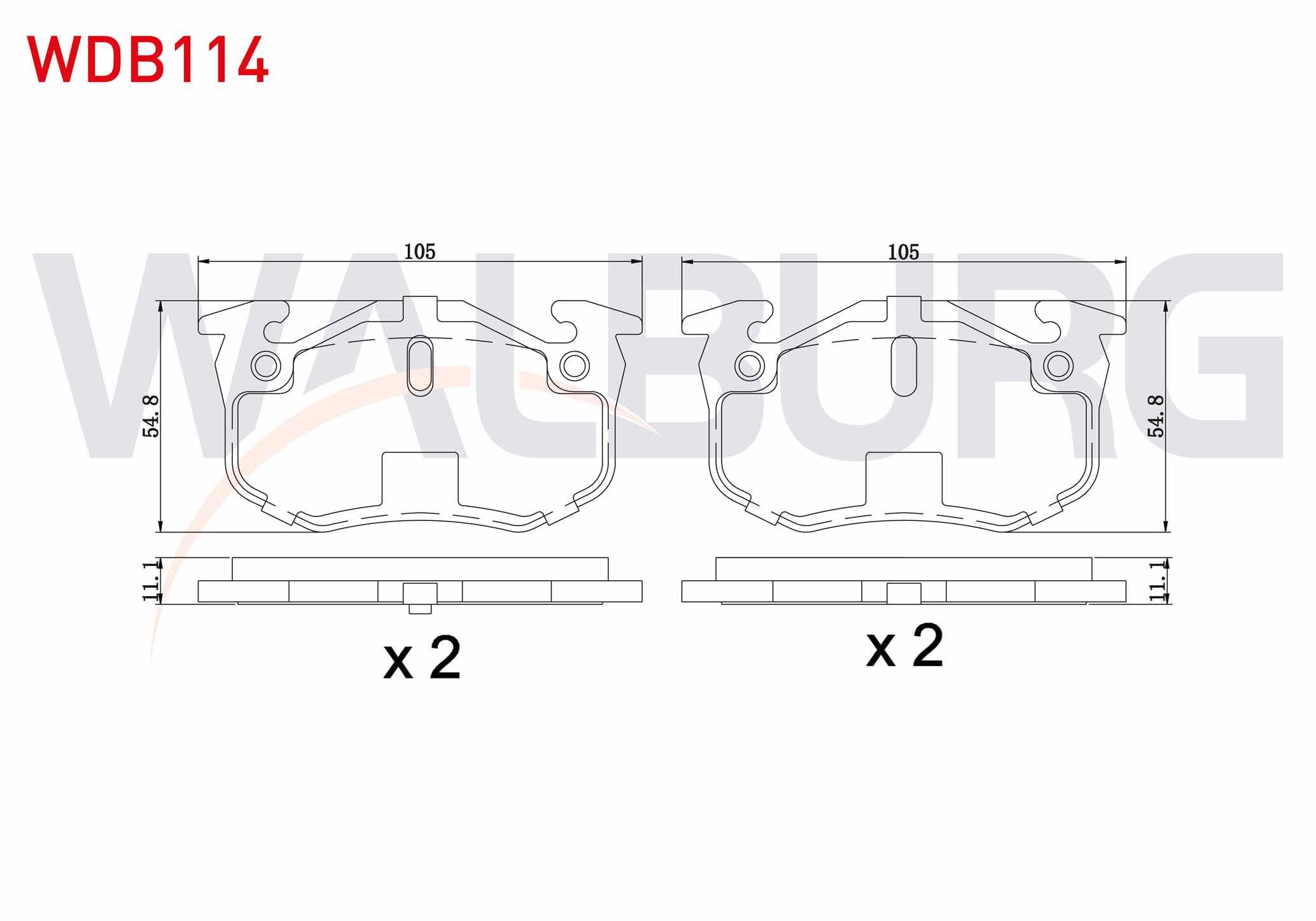 FREN BALATA ARKA PEUGEOT 206 (2A/C) 1.6i 16v 1998-2006/ 1.6 HDI 1998-2006/ 2.0 HDI 1998-2006/ 2.0 GTI 1998-2006 / 205 1.9 GTI 1983-1998 / CITROEN ZX (N2) 1.6 1991-1997