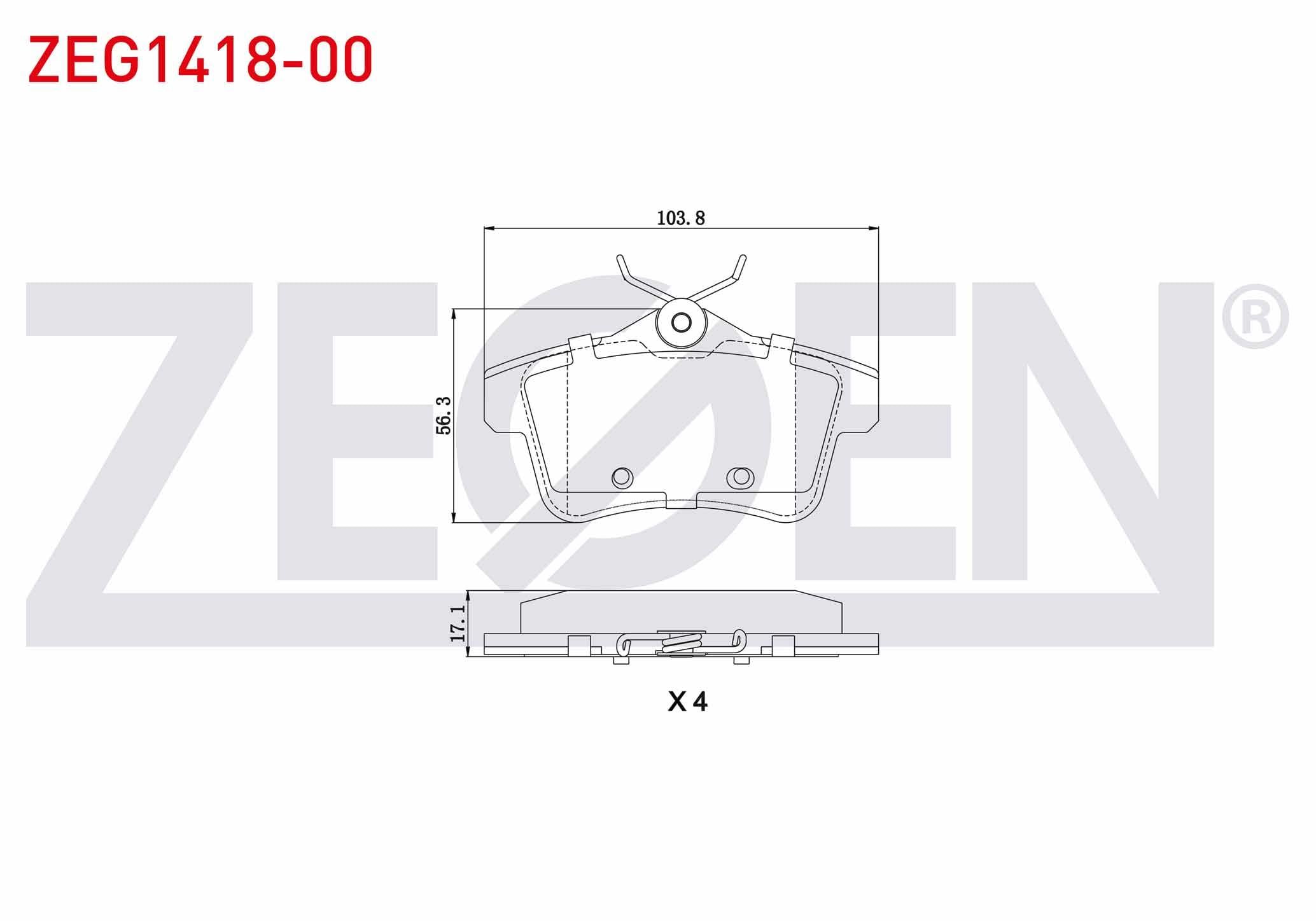 FREN BALATA ARKA PEUGEOT 3008 1.6 VTI 2009-/ 3008 1.6 HDI 2009- / 5008 1.6 HDI 2009- / CITROEN DS4 1.6 E-HDI 2011- / DS5 1.6 E-HDI 2011- / C4 (B7) 1.6 2009-/ DS4 1.6 THP 2011-