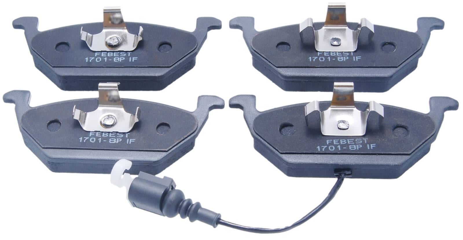 FREN BALATA FISLI ON VOLKSWAGEN GOLF IV (1J1) 1.4i 16v 19.80mm 1997-2005-1J0698151F/E/D