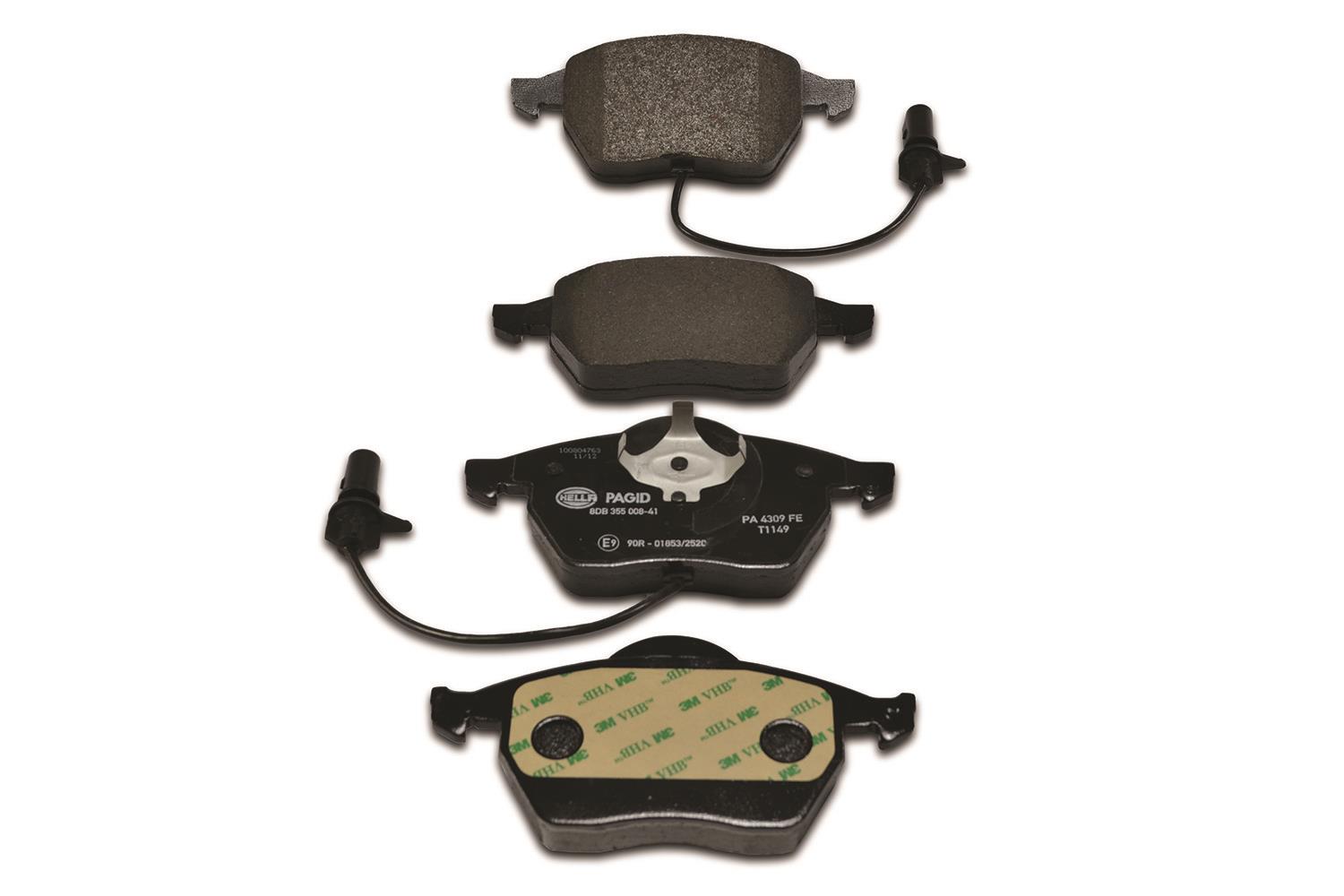FREN BALATA FISLI ON VOLKSWAGEN PASSAT (3B2) 1.6 20.30-19.50MM 1996-2000  4B0615116  4B0615116F  4B0615116G  4B0698151A  4B0698151M