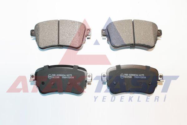 FREN BALATA IKAZLI ARKA CITROEN JUMPY 1.6 BlueHDI 2016-/  PEUGEOT EXPERT 1.6 BlueHDI 2016-/ TOYOTA PROACE (MPY_) 1.6 D 2016- /  TOYOTA PROACE (MPY_) 2.0 D 2016-