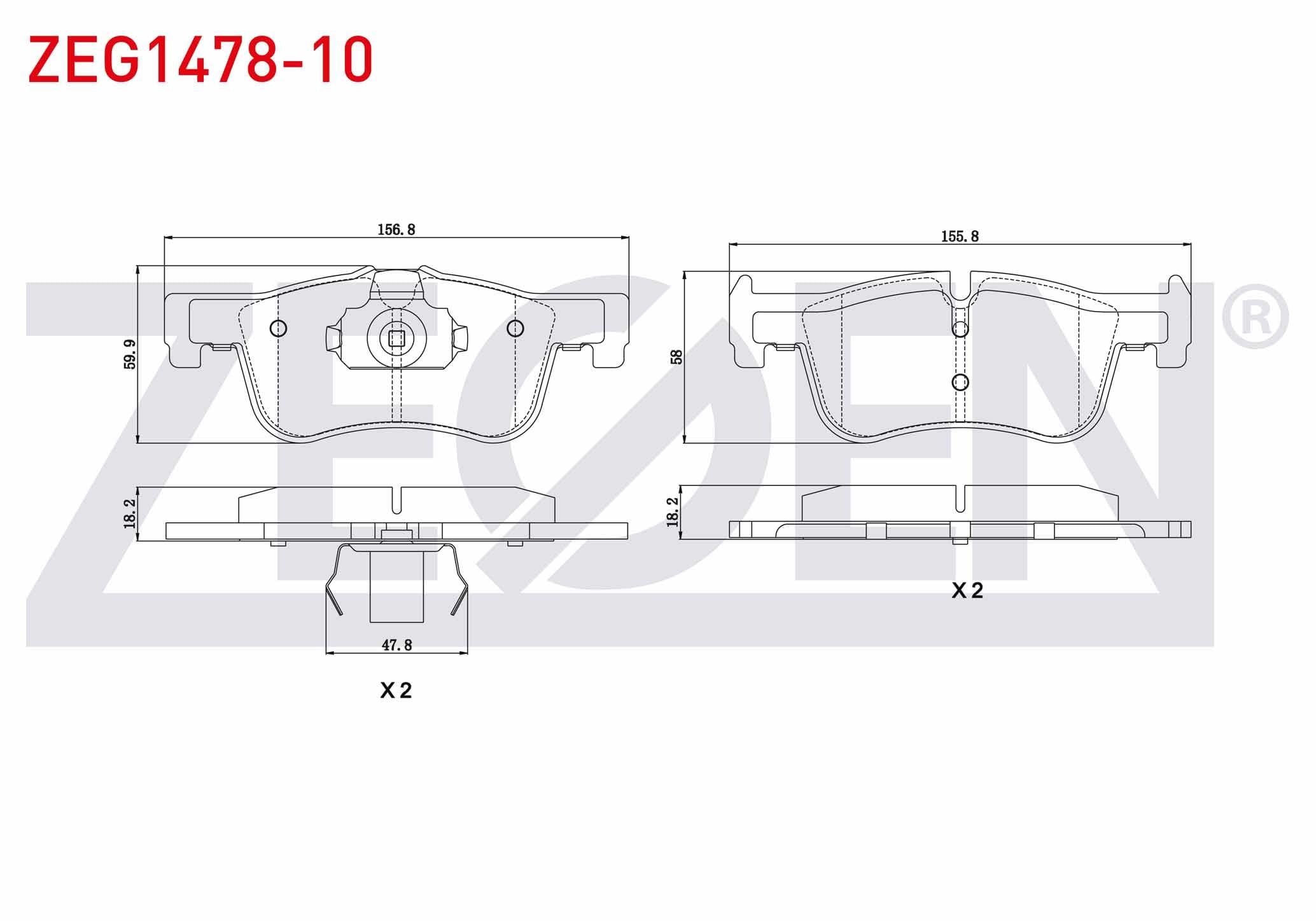 FREN BALATA ON BMW 1 SERISI (F20,F21) 116 i 2010- / (F20,F21) 116 D 2010- / (F20,F21) 118 D 2010-