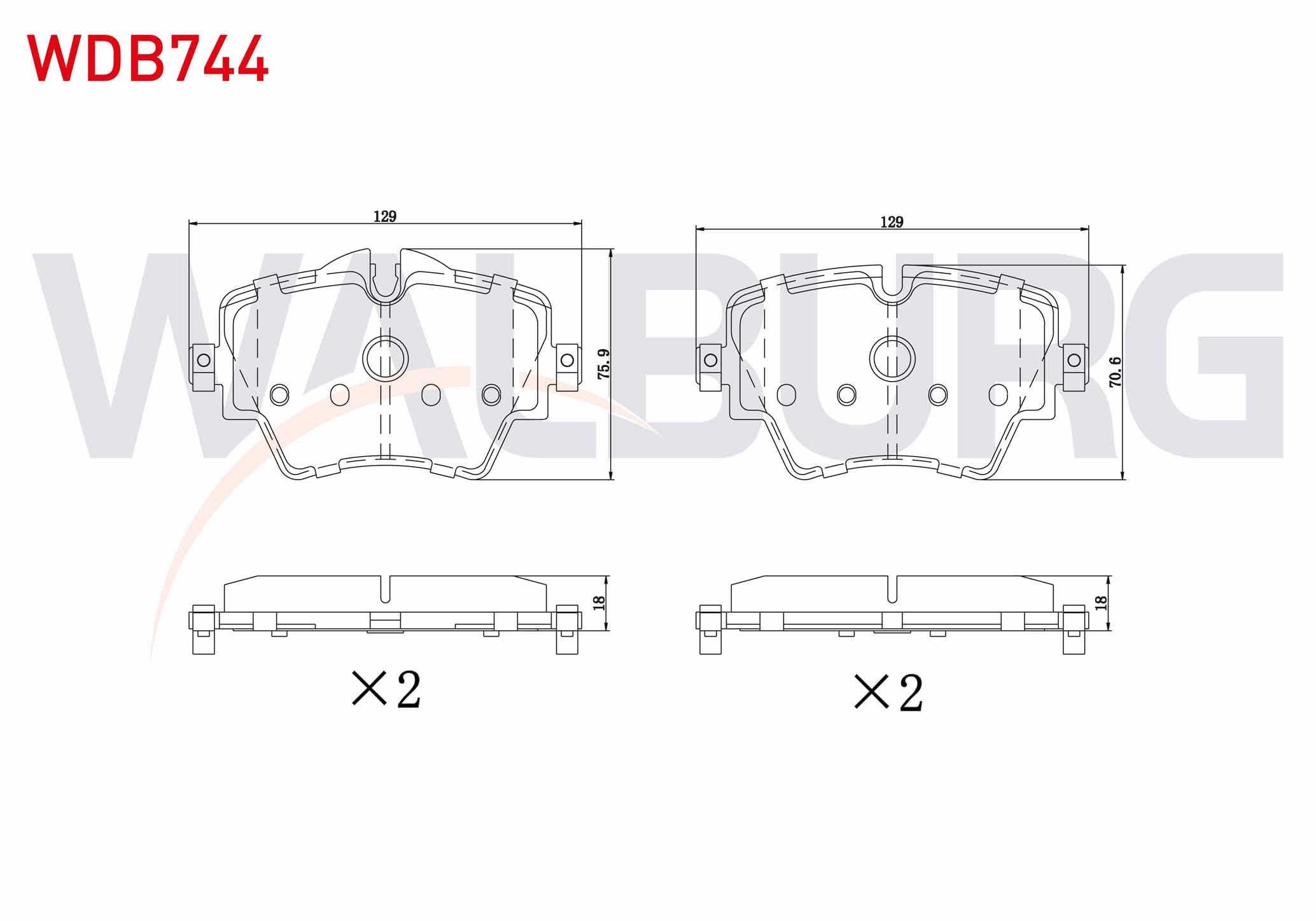 FREN BALATA ON BMW 2 (F45) 218 i - 220 D 2014-/ 3 (G20) 320i- 320D 2018-/ 5 (G30, F90) 520 D 2016-/ X1 (F48) 2.0 D 2014-/ MINI COOPER CLUBMAN (F54) 1.5i 2014-/ COUNTRYMAN (F60) 1.5 D-1.6 2016-