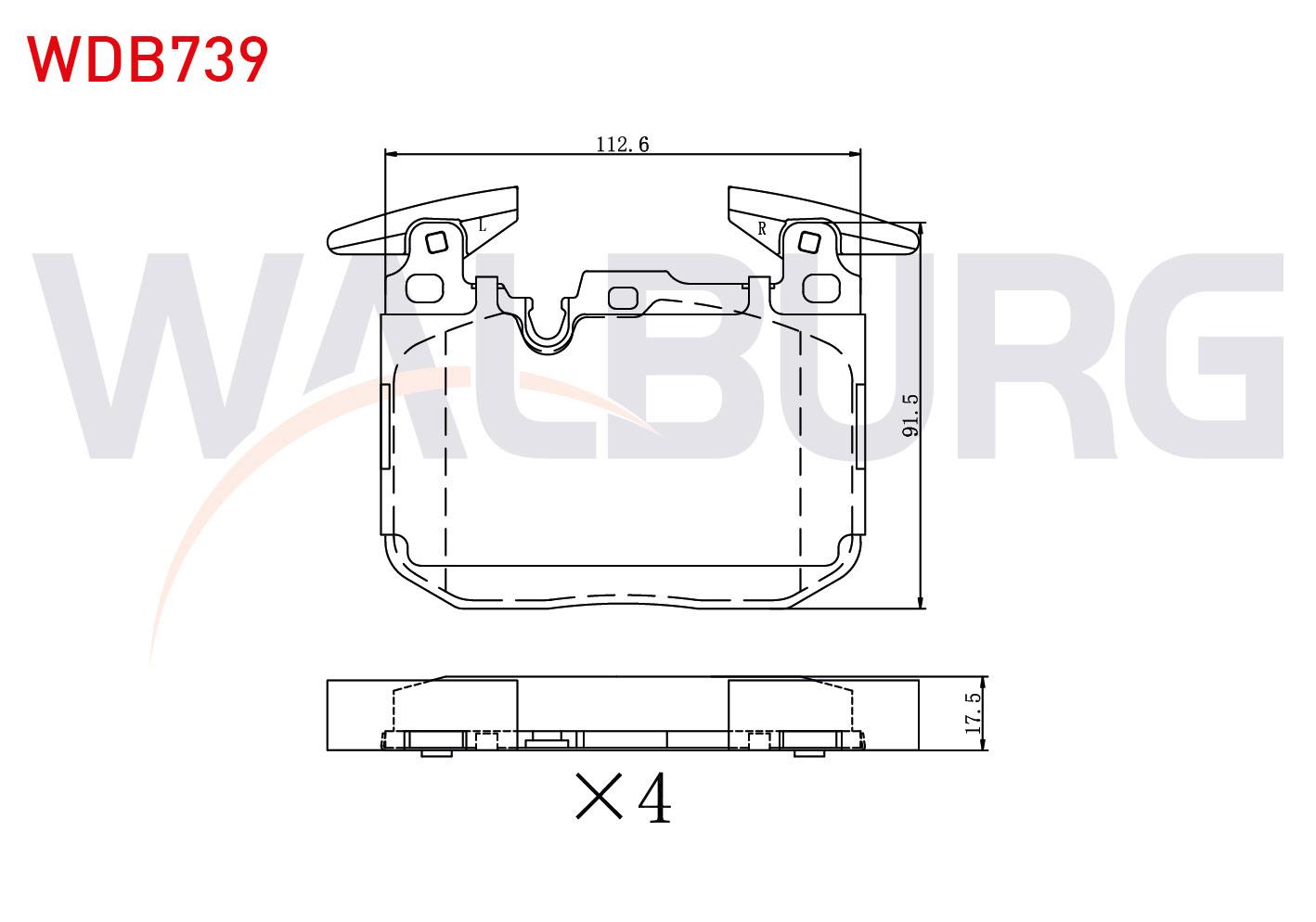 FREN BALATA ON BMW 3 SERISI (F30) 316 i - 316 D - 318 i - 320 D - 320 i 11- / 1 SERISI (F20,F21) 114 i - 116 i - 116 D - 118 i  - 118 D 10-/ i8 (I12) HYBRID 14-20/ 4 SERISI (F32) 418 i - 420 i 2013-