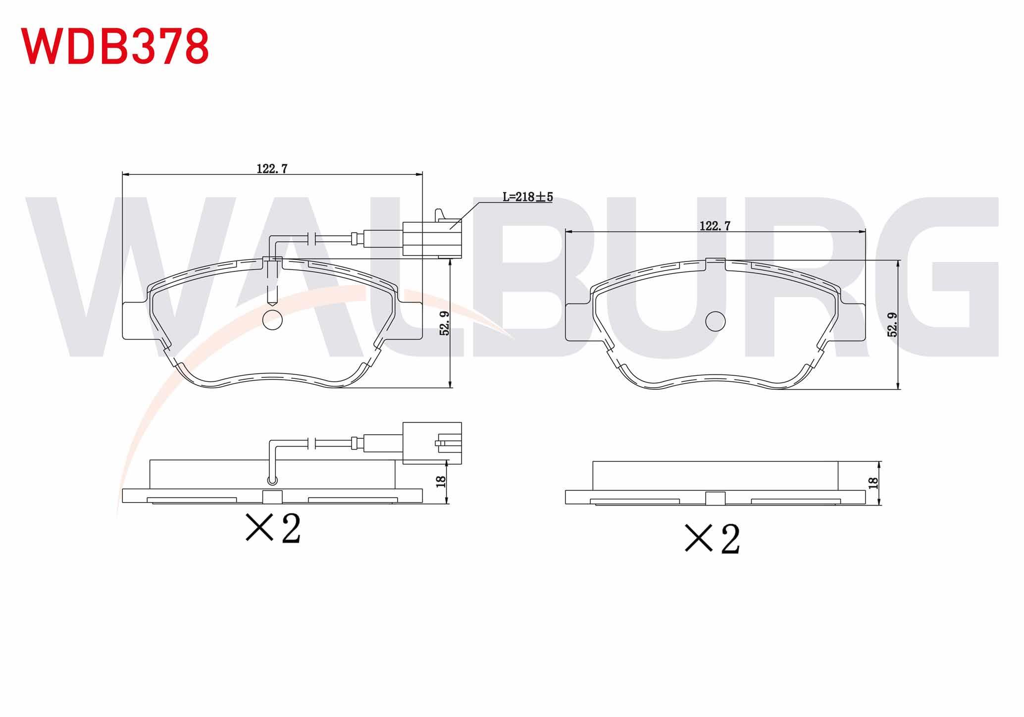 FREN BALATA ON CIFT FISLI FIAT LINEA 1.4 2010-/LINEA 1.6 MJT 2010-/PUNTO EVO 1.3 MJT 2009-2012/ALFA ROMEO MITO 1.6 JTD 2008-/MITO 1.4 T 2008-/CITROEN NEMO 1.3 HDI 2007-/BIPPER 1.3 HDI 2008-