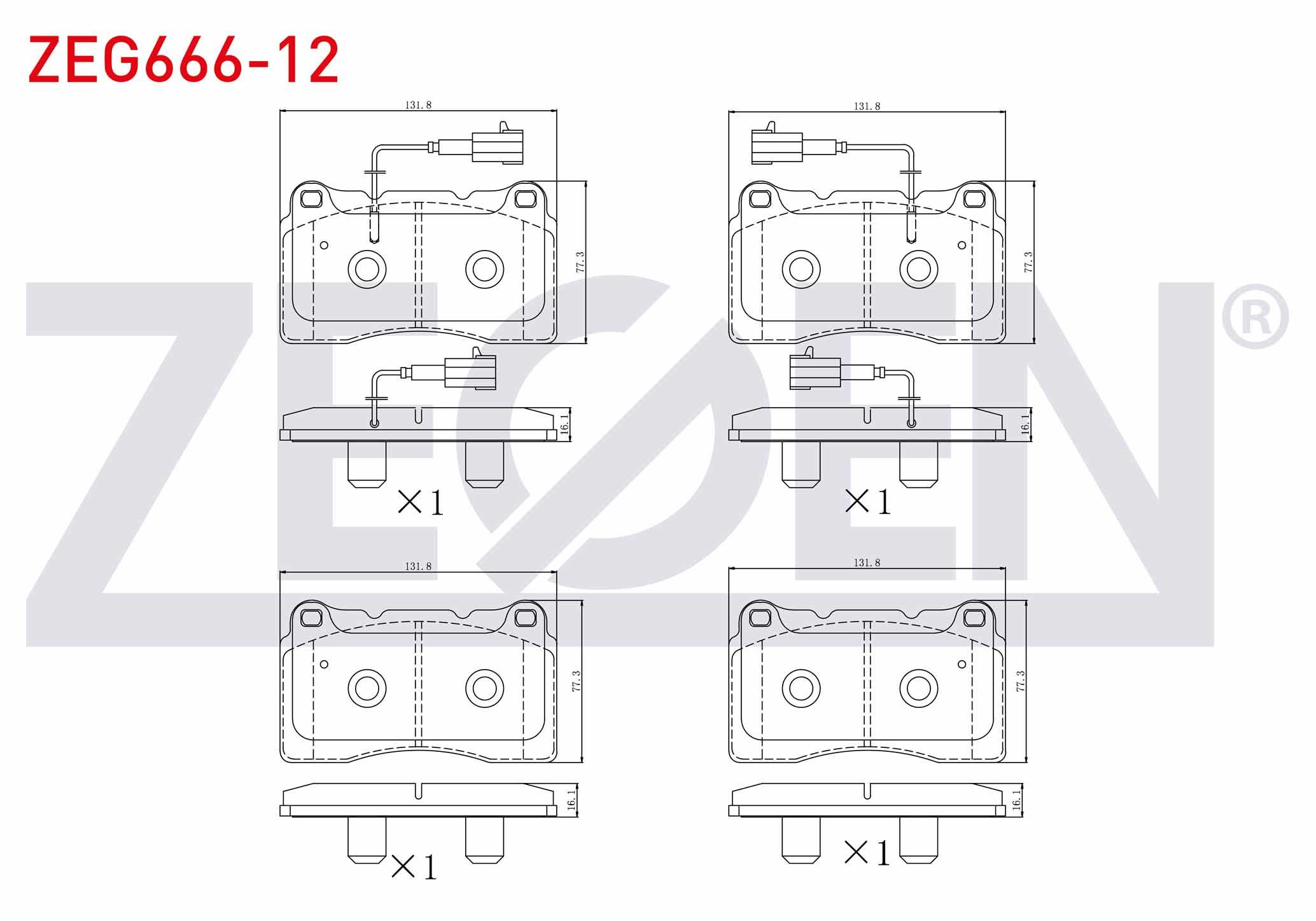 FREN BALATA ON FISLI ALFA ROMEO GIULIETTA (940) 1.4 TB - 1.6 JTD 2010-