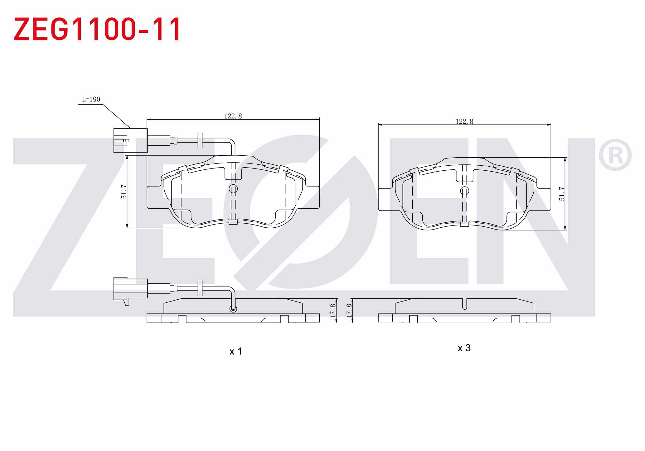 FREN BALATA ON FISLI FIAT FIORINO 1.3 MJT 2007- / LINEA 1.3 MJT 2007- / LINEA 1.4 2007-/ DOBLO 1.3 MJT 2001-2010 / G.PUNTO 1.3 MJT 2005-2012 / CITROEN NEMO 1.4 HDI 2007- /  FORD KA 1.2i 2008-