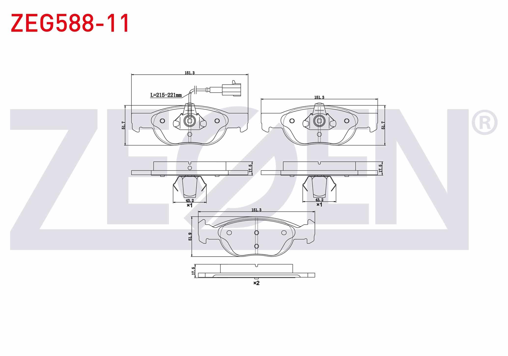 FREN BALATA ON FISLI FIAT MAREA (185) 1.4i 1996-2007/ 1.6i 16v 1996-2007/ 1.9 JTD 1996-2007/ BRAVA (182) 1.6 16v 1995-2002/ 1.6 16v 1995-2004/ BRAVO (182) 1.6 MJT 1995-2004/ 1.9 MJT 1995-2004