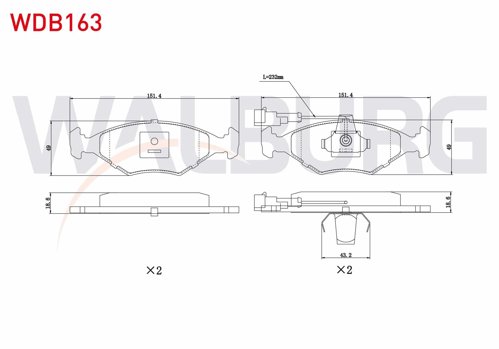 FREN BALATA ON FISLI FIAT PALIO 1.2i 16v 1996-2005/ PALIO 1.4i 1996-2005/ PALIO 1.6i 16v 1996-2005/ ALBEA 1.2 1996-2003/ ALBEA 1.6 1996-2003/ SIENA 1.4i 1997-2002/ SIENA 1.6i 16v 1997-2002