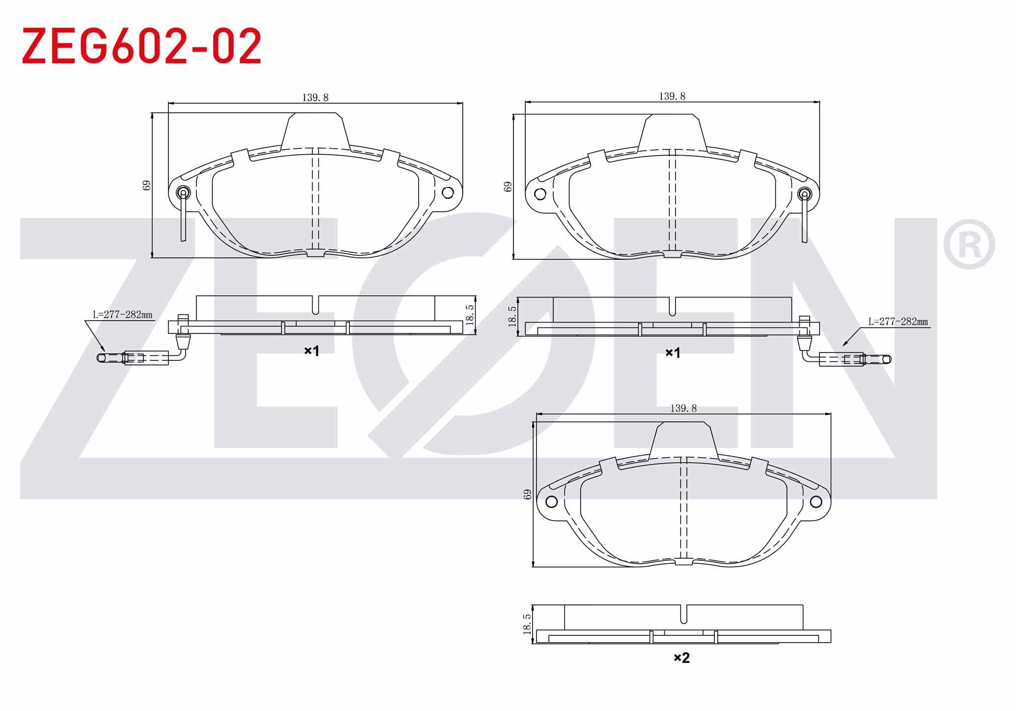 FREN BALATA ON FISLI FIAT SCUDO (220P) 1.9 D 1996-2006/ 2.0 JTD 1996-2006/ CITROEN JUMPY I 1.6 HDI 1994-2007/ JUMPY I 2.0 HDI 1994-2007/ PEUGEOT EXPERT 1.9 D 1996-2006/ EXPERT 2.0 HDI 1996-2006