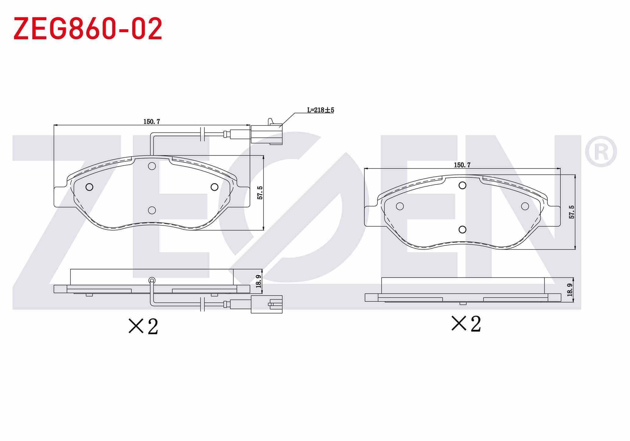 FREN BALATA ON FISLI FIAT STILO (192) 1.4 16v 2001-2010 / MITO (955) 1.4 T 2008- / MITO (955) 1.3 JTD 2008- / MITO (955) 1.6 JTD 2008-